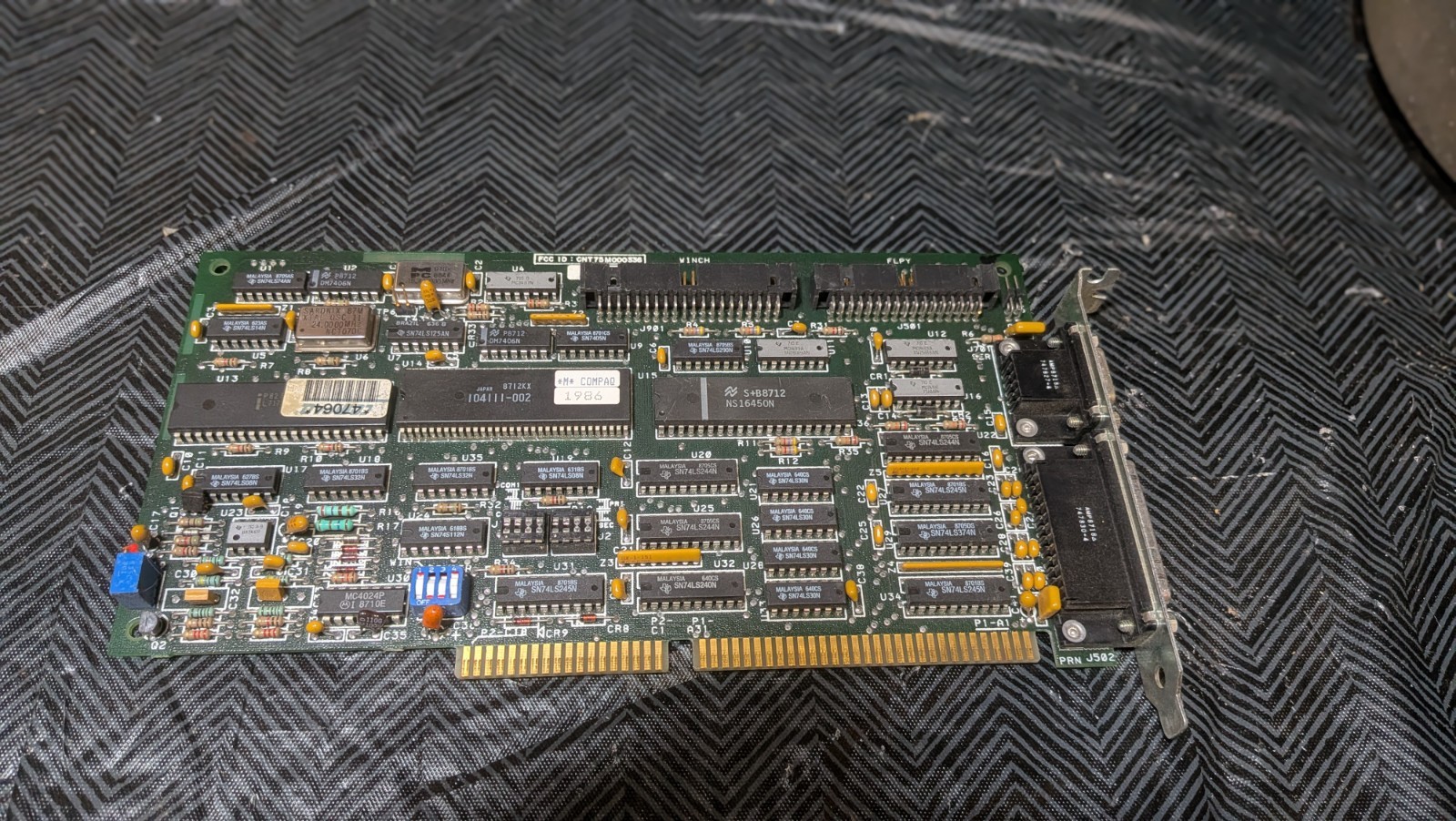 Floppy / HD / Serial / Parallel Controller Card for Compaq Portable II 16 Bit