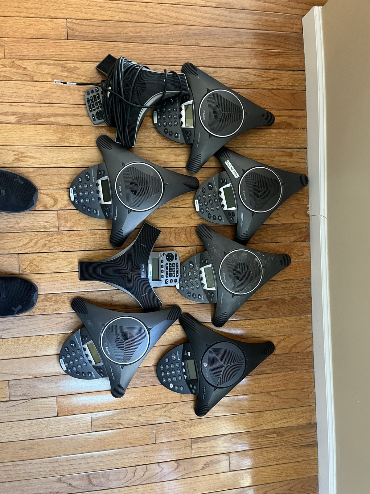 Lot of 8 Polycom SoundStation IP 6000 5000 2 Conference Phones