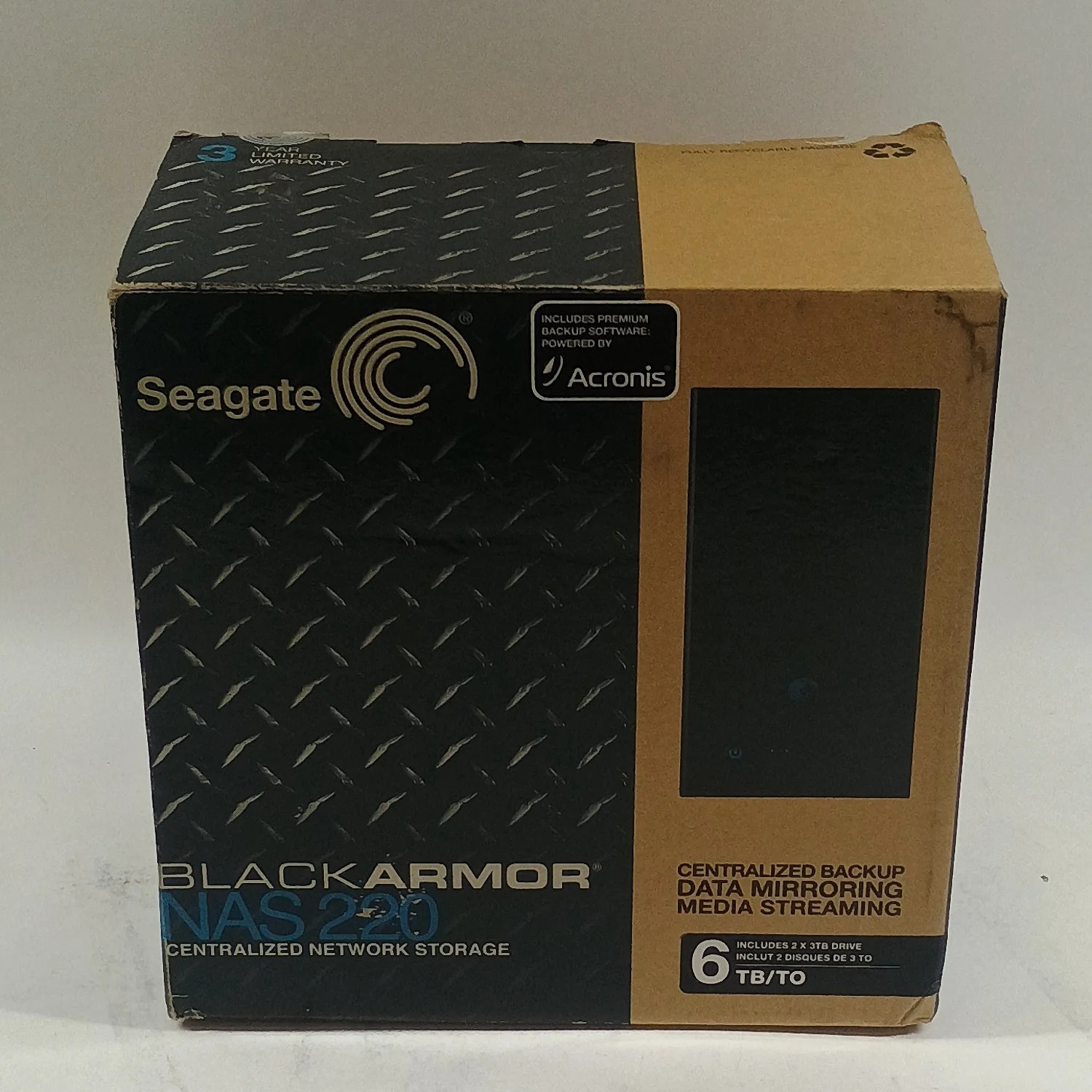 Seagate BlackArmor NAS 220 Centralized Network Storage STAV6000100