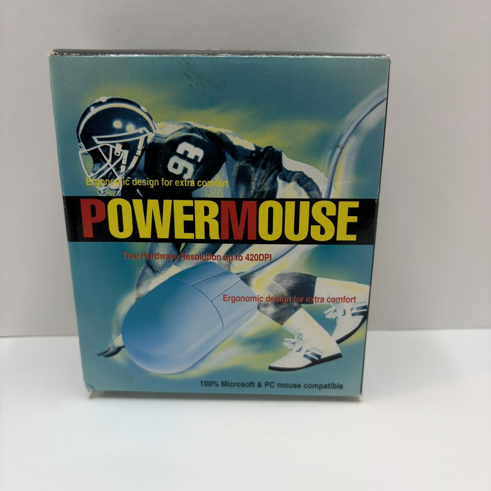 Vintage XN-A1604322 Wired Computer Mouse 3 Button Serial Mouse w/ Box