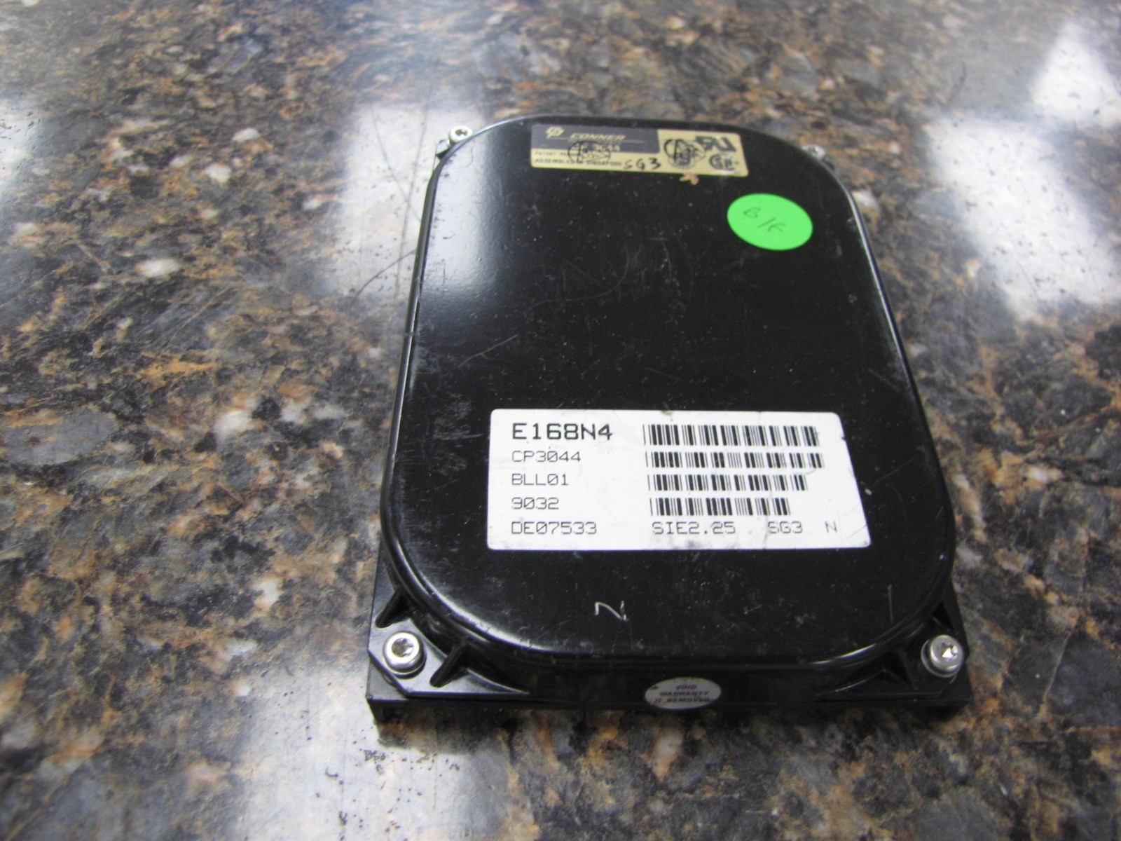 Vintage Conner Peripherals CP-3044 3.5-inch Hard Disk Drive - NR3