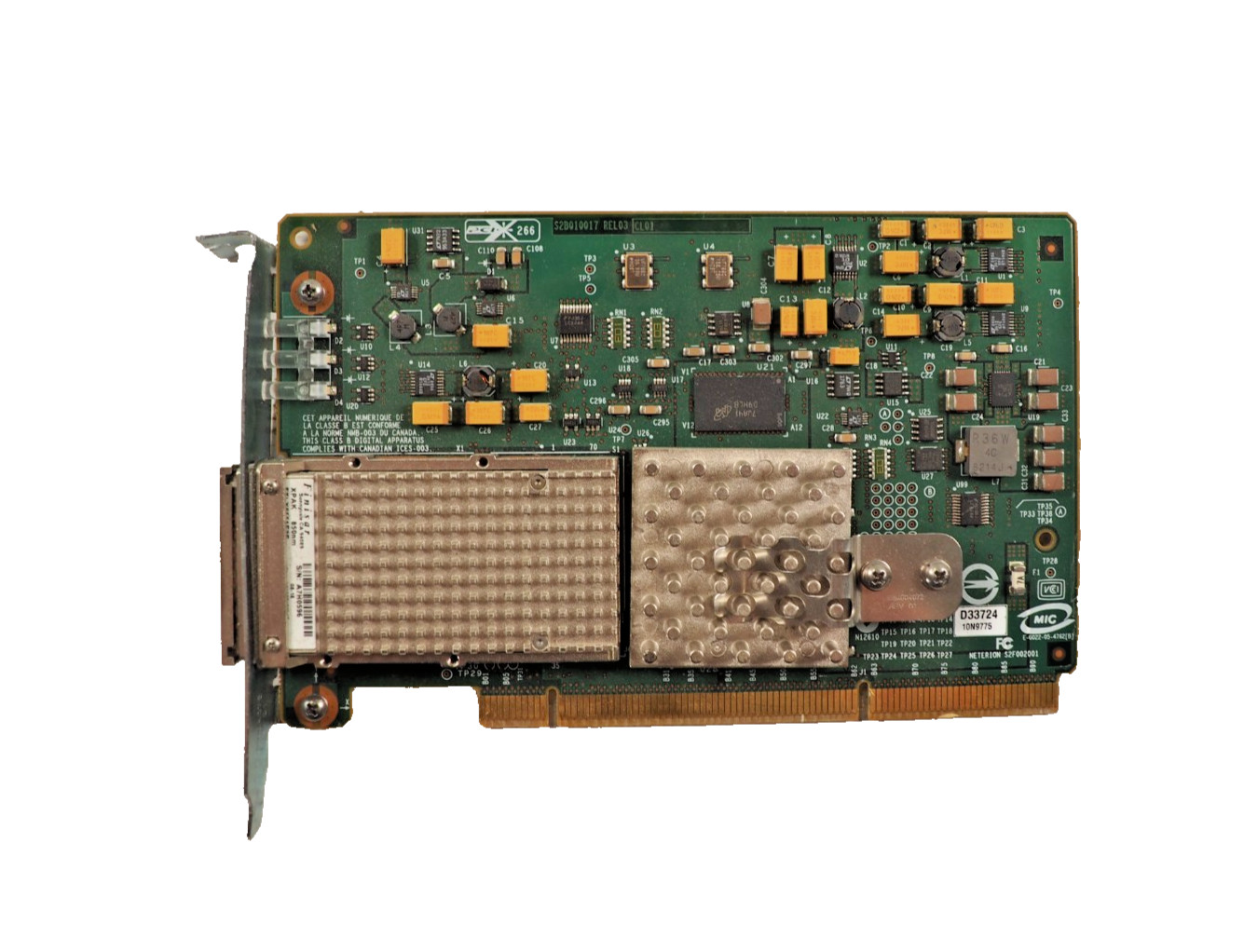 IBM 10N9774 PCI-X XPAK 573A ETHERNET ADAPTER CARD
