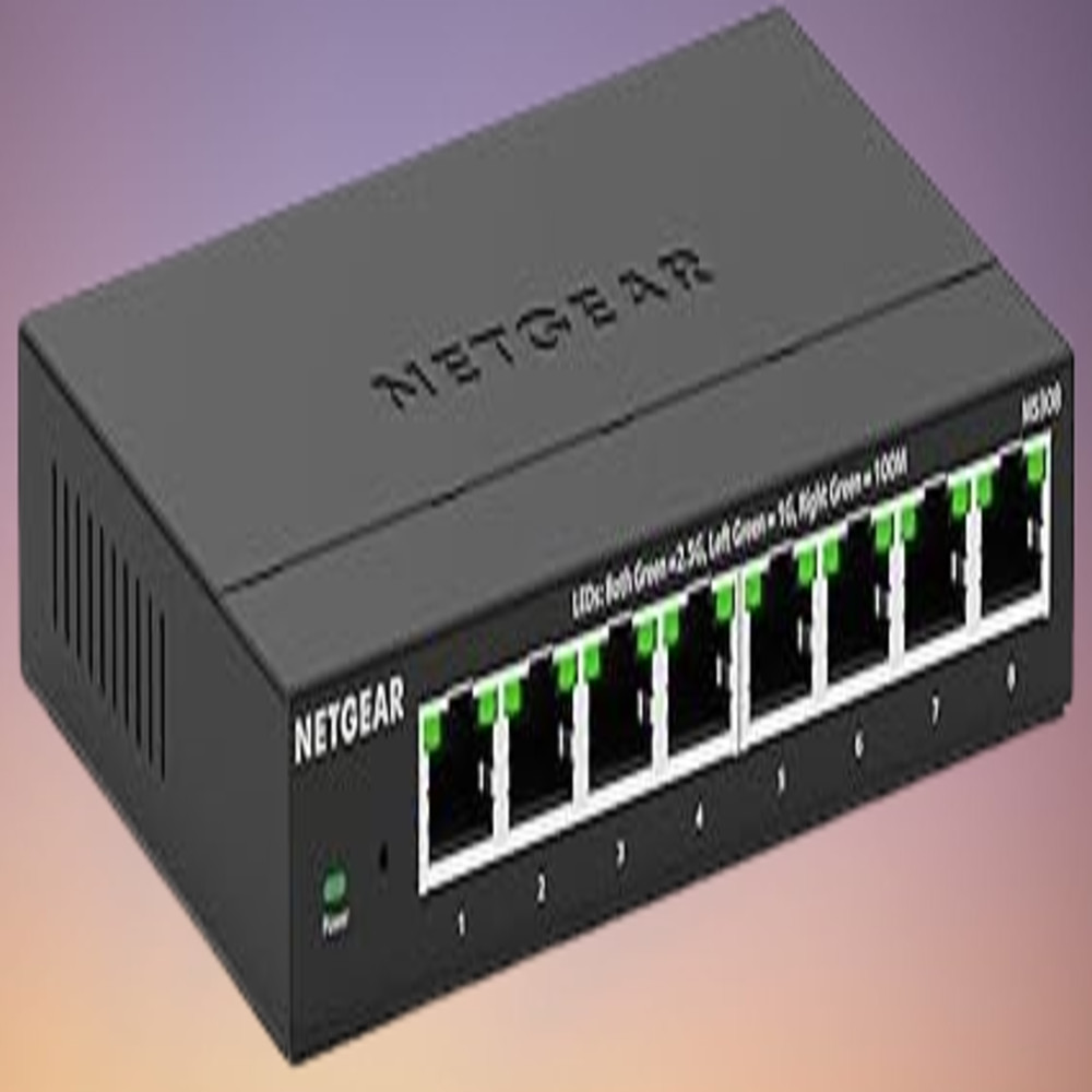 NETGEAR MS308 8-Port 2.5G Unmanaged Switch, Metal Case