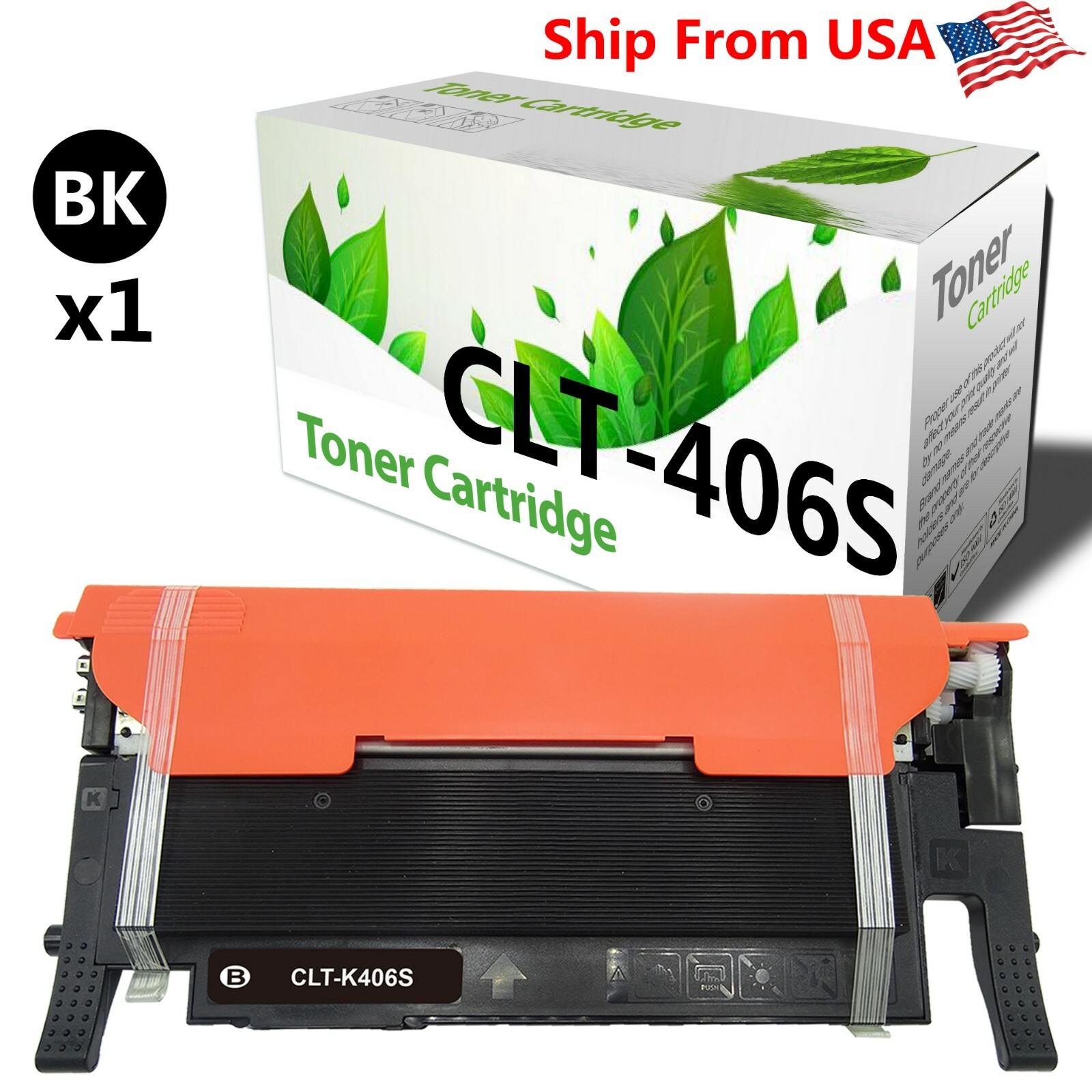 1 PK CLT406S CLT 406S CLT-406S Toner Cartridge for Samsung CLX-3303 3303FW 3304