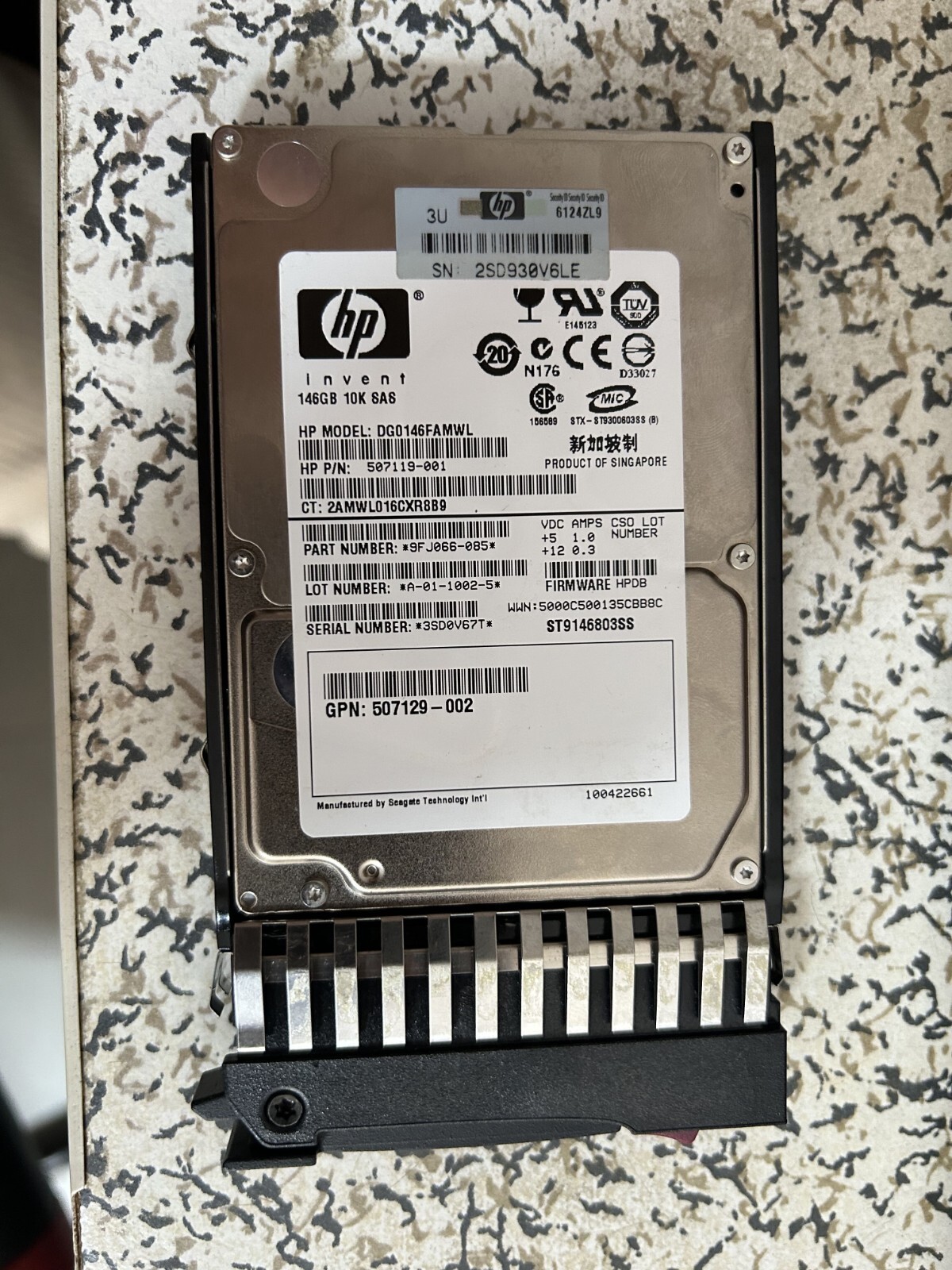 FOR HP 146GB10K SAS 2.5DP Hard Drive 418367-B21 418399-001 459512-002 518194-001