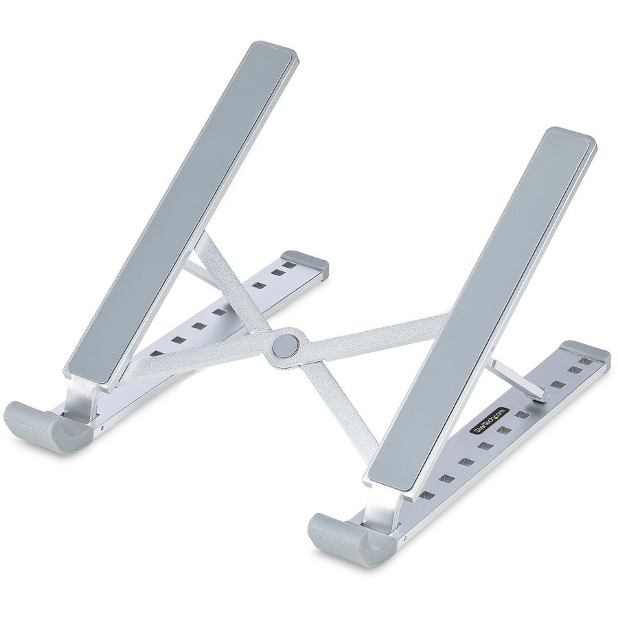 StarTech Foldable Laptop Riser Stand, Portable Height Adjustable Ergonomic