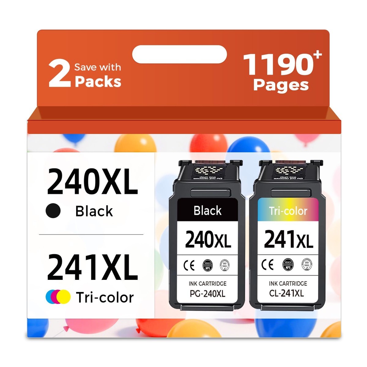 Relcolor 240XL Ink Cartridge Canon PG 240 CL 241 XL MG2220 MG3620 MG3600 240xl