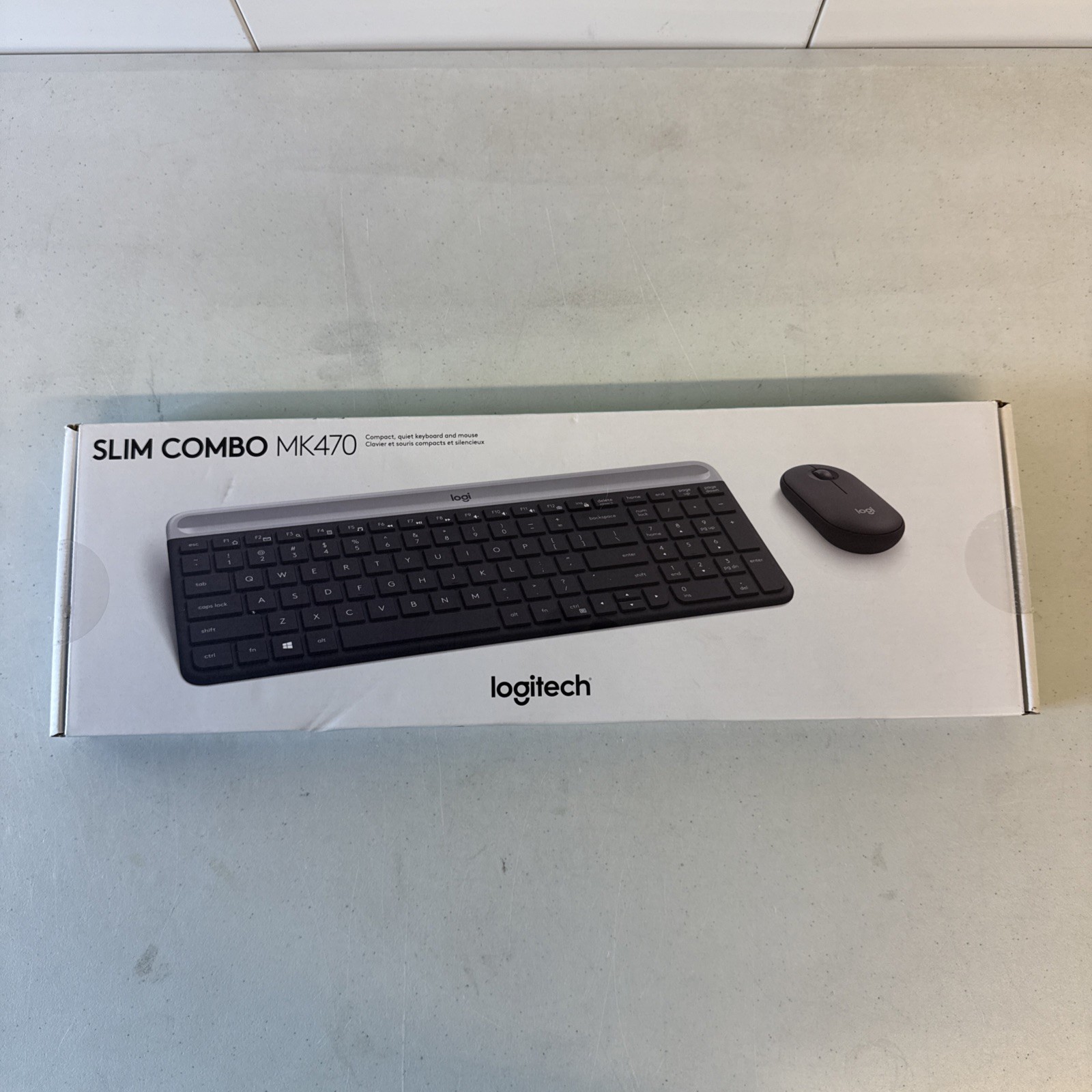 Logitech MK470 Slim Wireless Combo - Graphite New Sealed