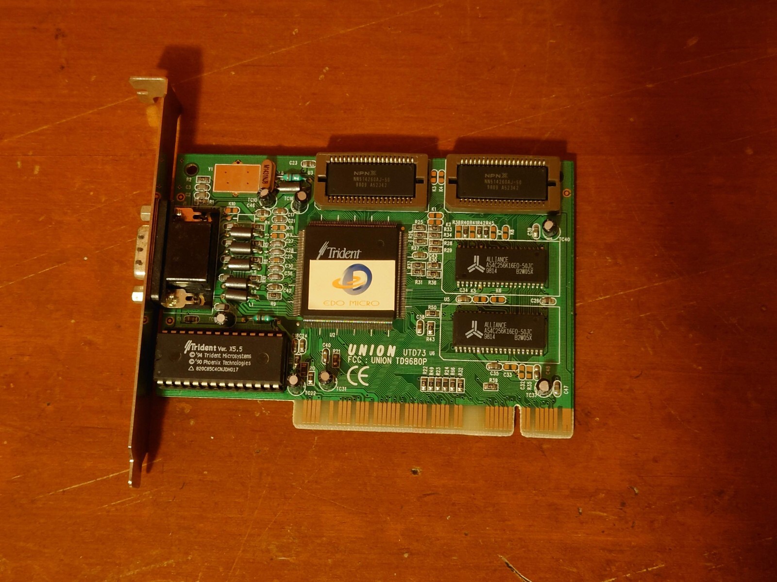 Union Trident TD9680P PCI Video Graphics Adapter