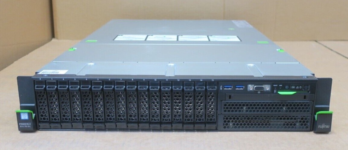 Fujitsu Primergy RX4770 M4 CTO 4x CPU 48x DIMM Slots 16x 2.5" Bay 2U Server