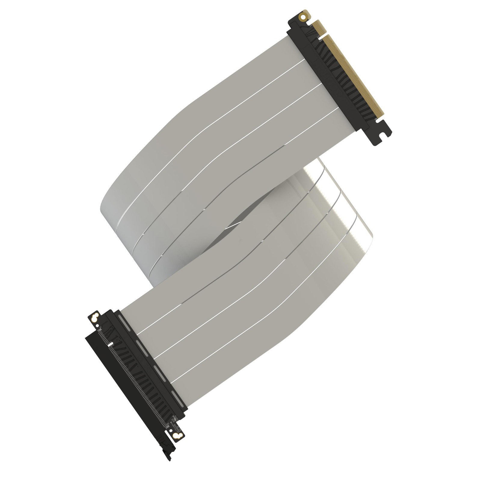 LINKUP AVA5 PCIe 5.0 Riser Cable Straight White 80cm
