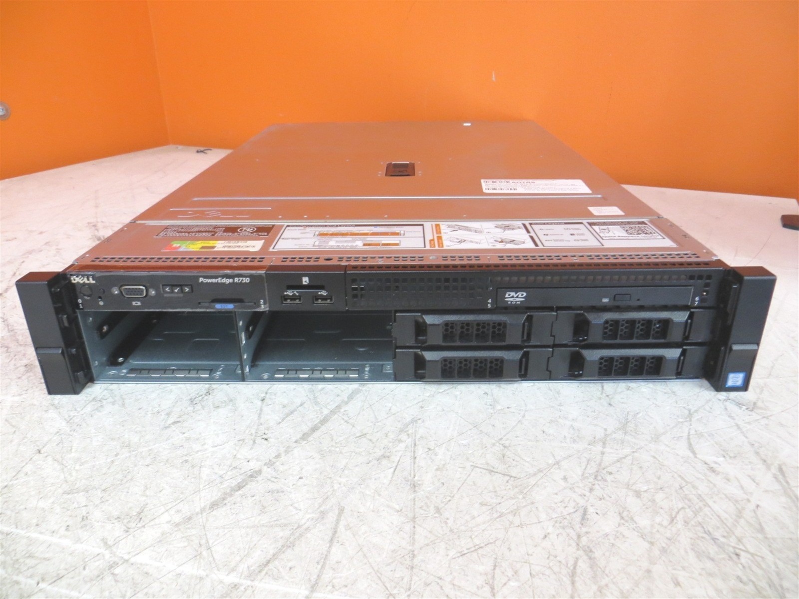 Dell PowerEdge R730 Server 2x Xeon E5-2640v4 2.4GHz 16GB 0HD PERC H730 Mini