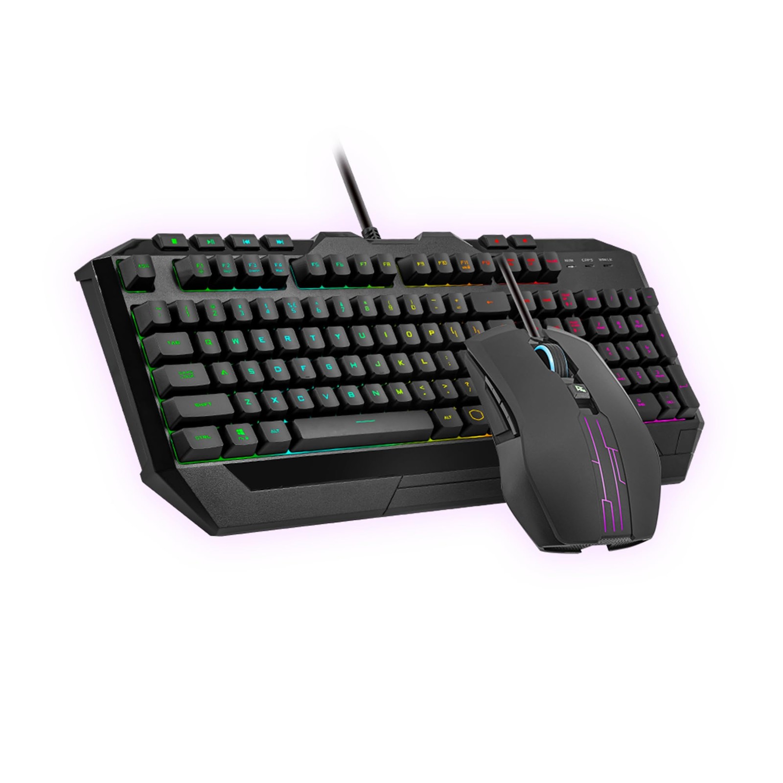 Devastator 3 RGB Gaming Keyboard | Mouse Combo, 6-Zone RGB Keyboard, 26-Key R...