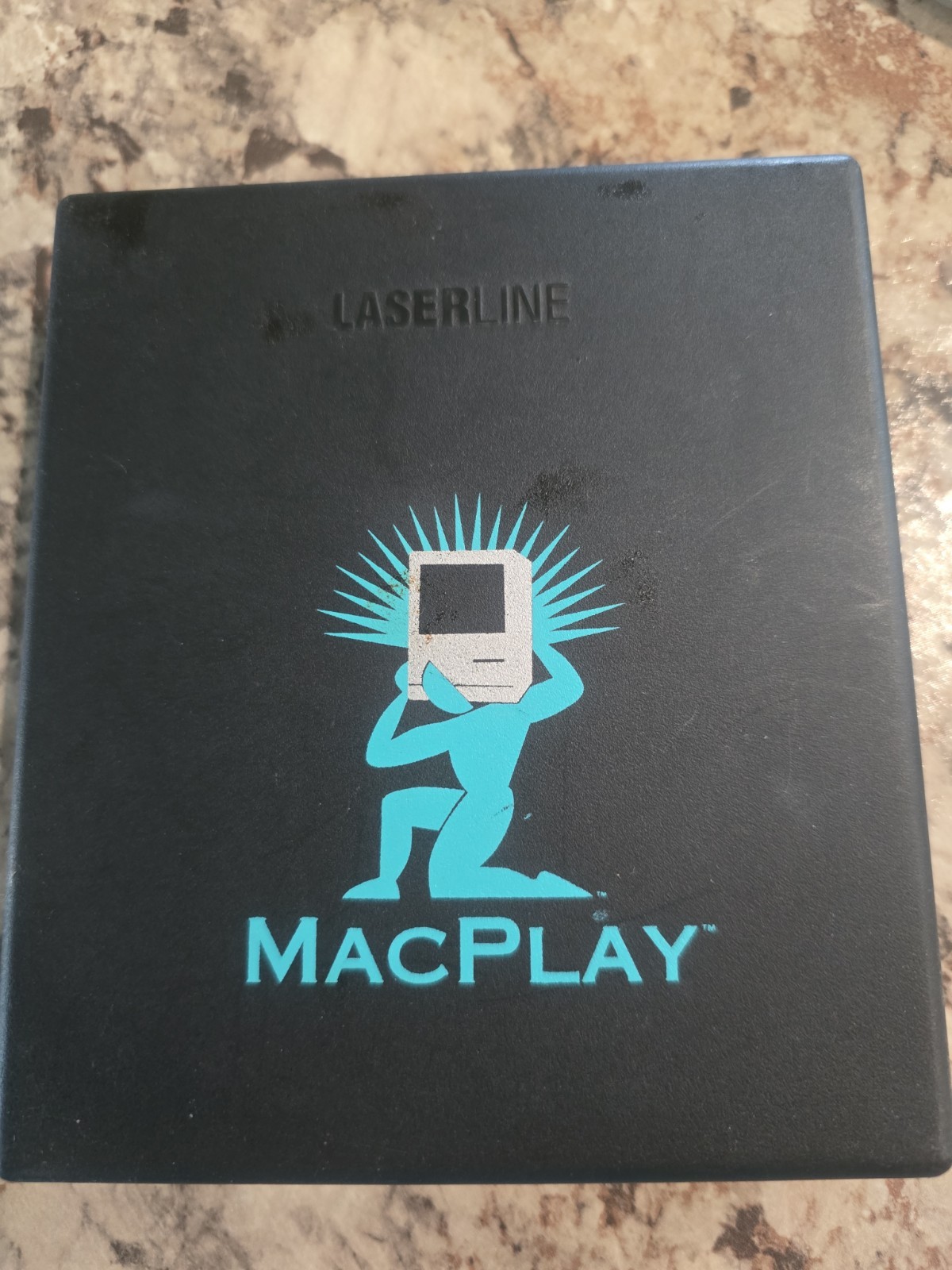 RARE MacPlay LaserLine MVP 6 CDS Software Games Utility Black Box Vintage Apple