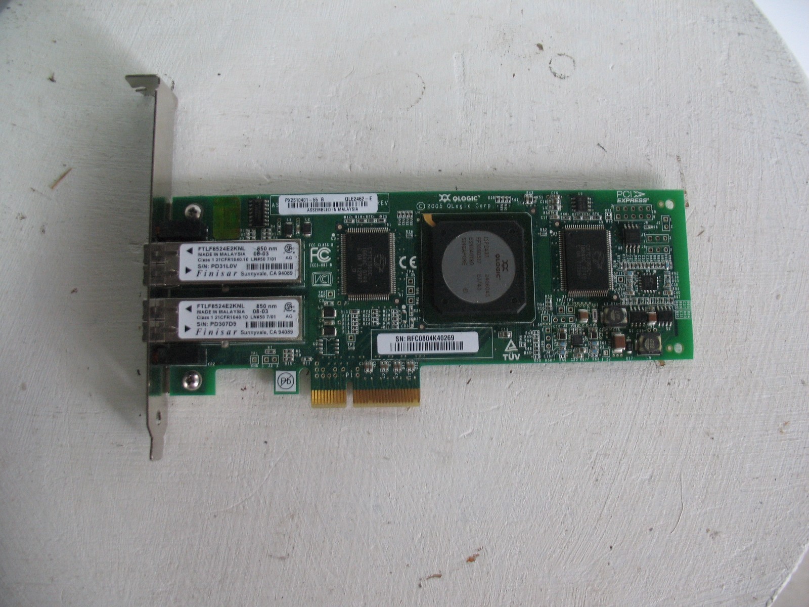 QLogic QLE2462-E Controller card HBA PCI-E Fiber Channel FC PX2510401-55 DUAL