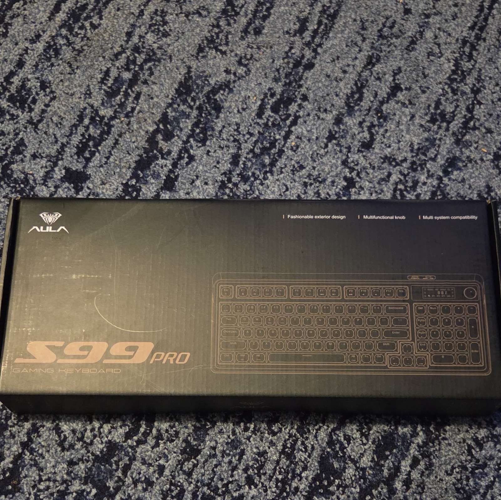 AULA S99Pro Wired Gaming Keyboard QWERTY English Multifunctional Knob Multicolor