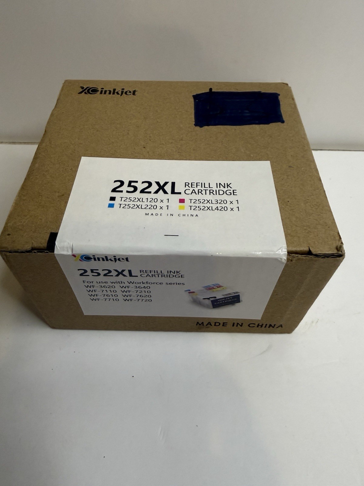 Xcinjet 252XL Empty Refillable Sublimation Ink Cartridges For Epson Workforce
