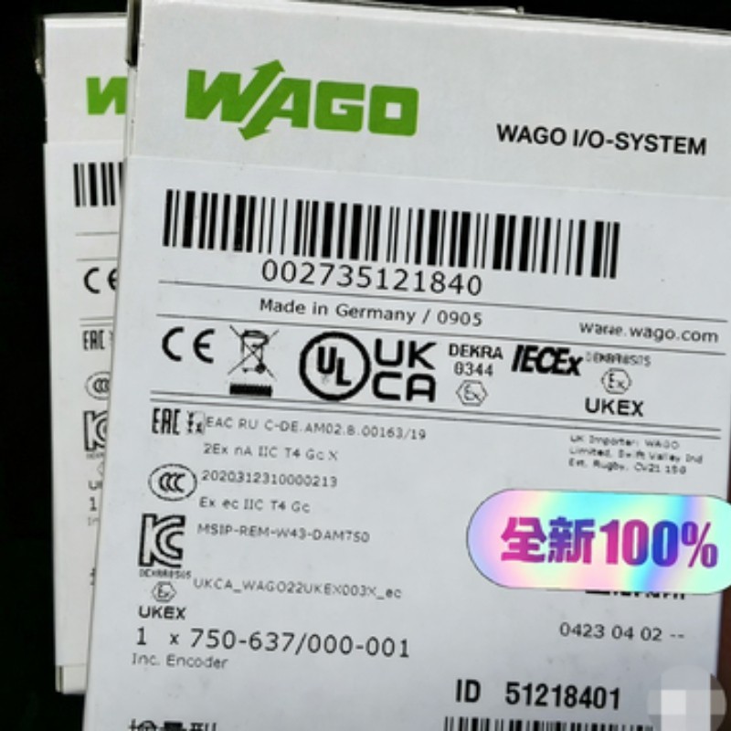 NEW WAGO 750-637/000-001 incremental encoder interface module fast shipping