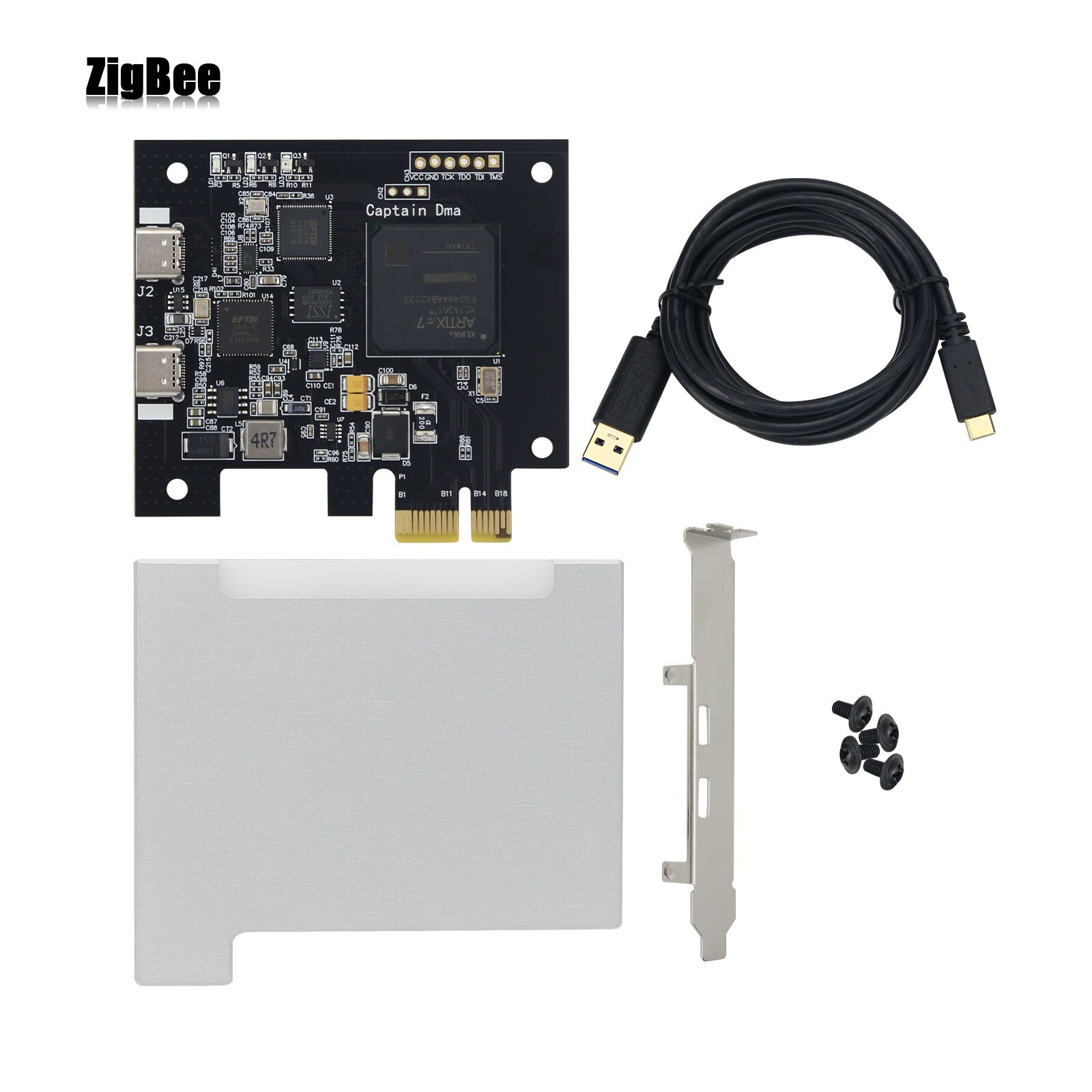 Captain DMA Board Direct Memory Access + 7-person Silver Shield Firmware