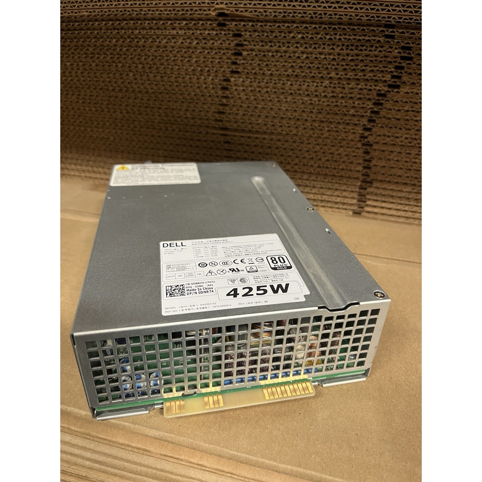 DELL DNR74 425 WATT POWER SUPPLY 80 PLUS GOLD PRECISION TOWER 5810 D425EF-02