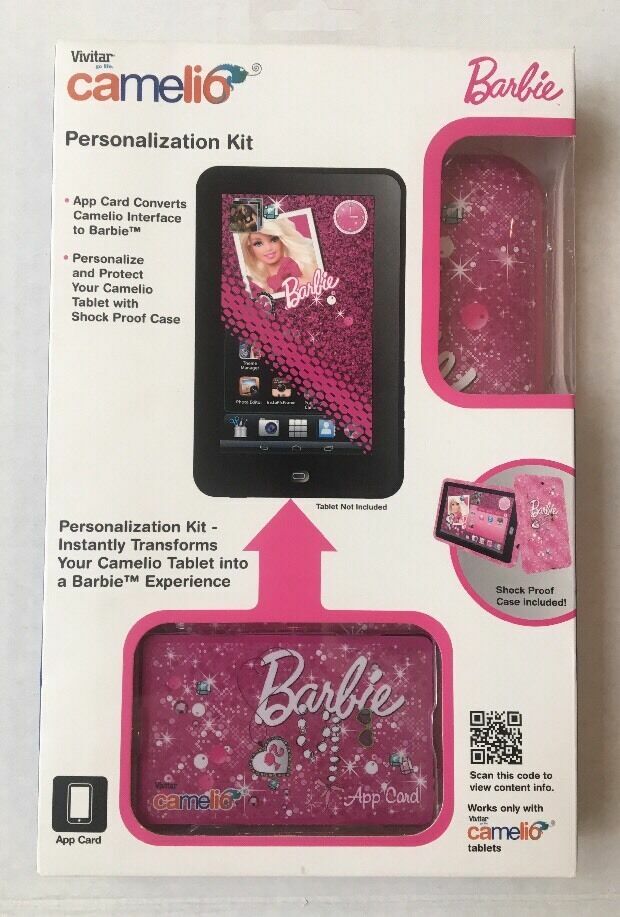 Vivitar Camelio Barbie Personalization Kit With App Card Tablet shock proof Case