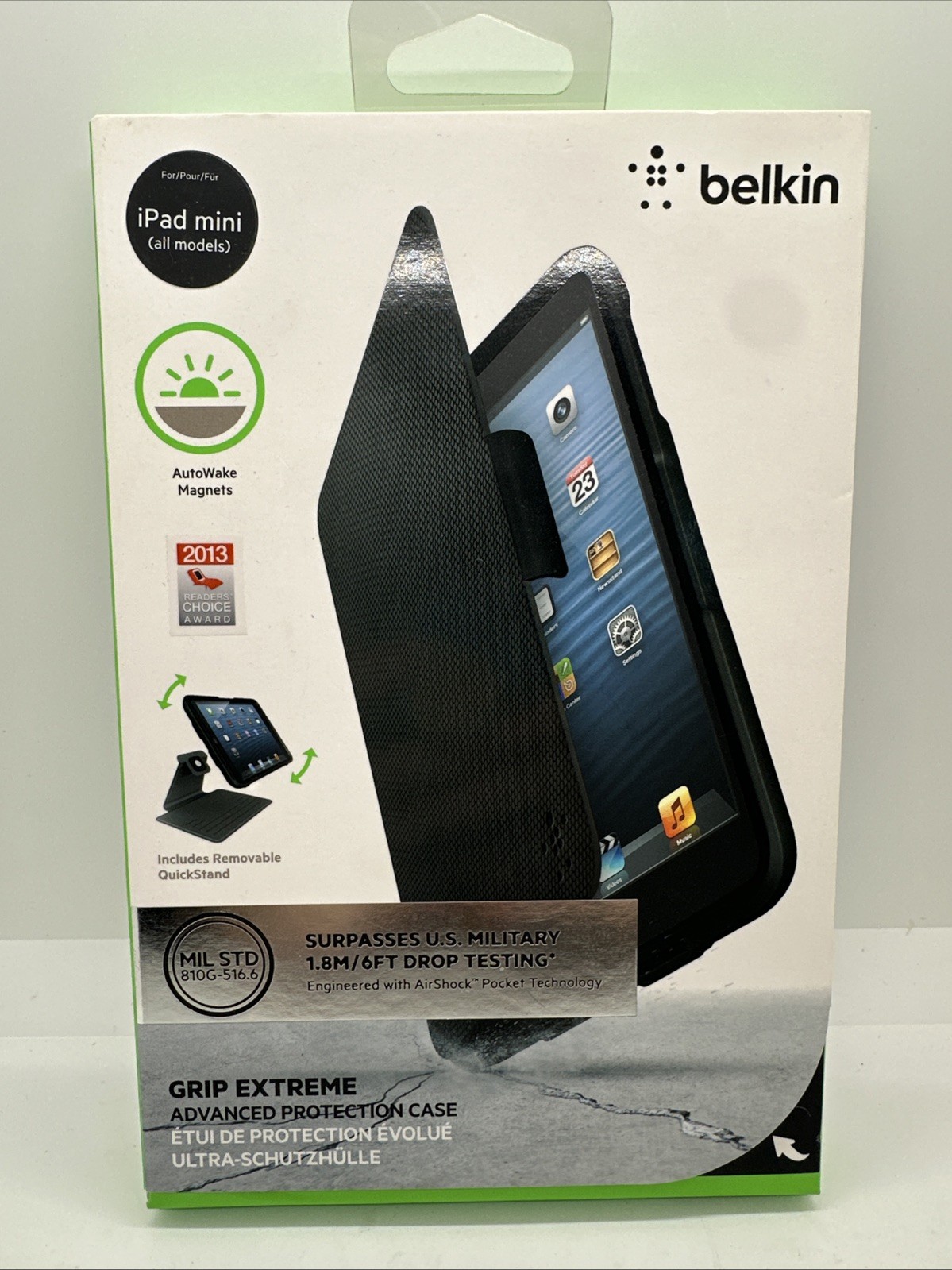 Belkin Grip Extreme Advanced Protection Case / Cover iPad mini Black F7N023BTC00