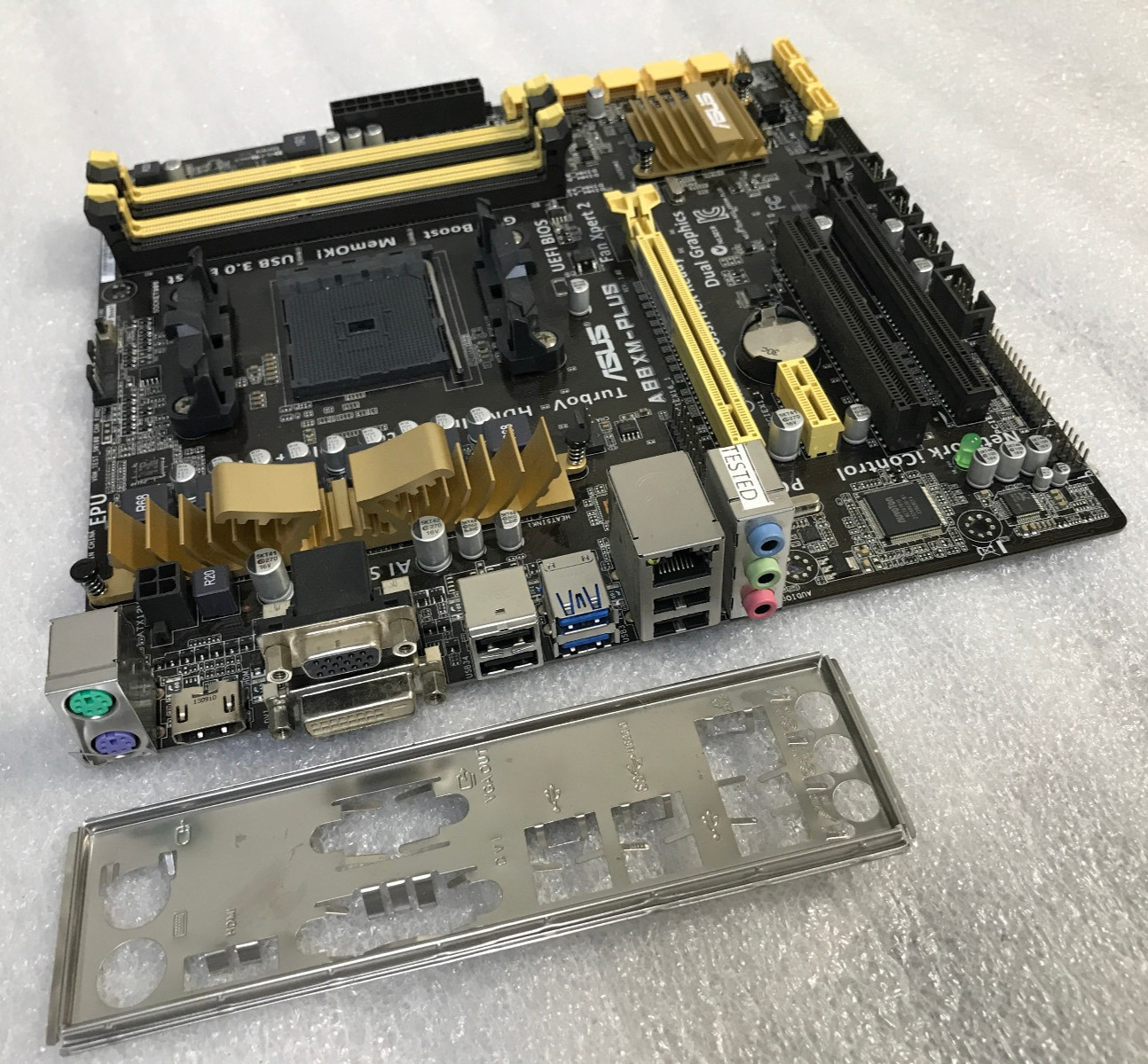 ASUS A88XM-PLUS motherboard W/ I/O Panel