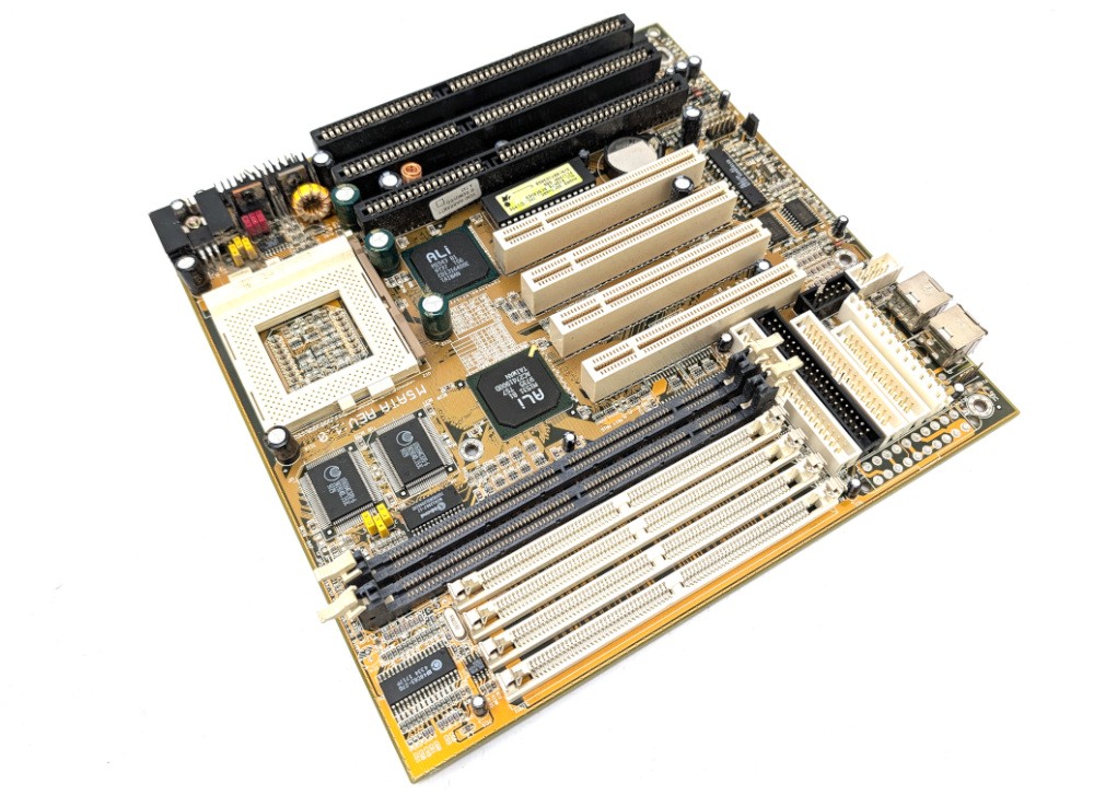 Untested Biostar M5ATA REV 1.0 Socket 7 Motherboard M5ATA-AAC/512K