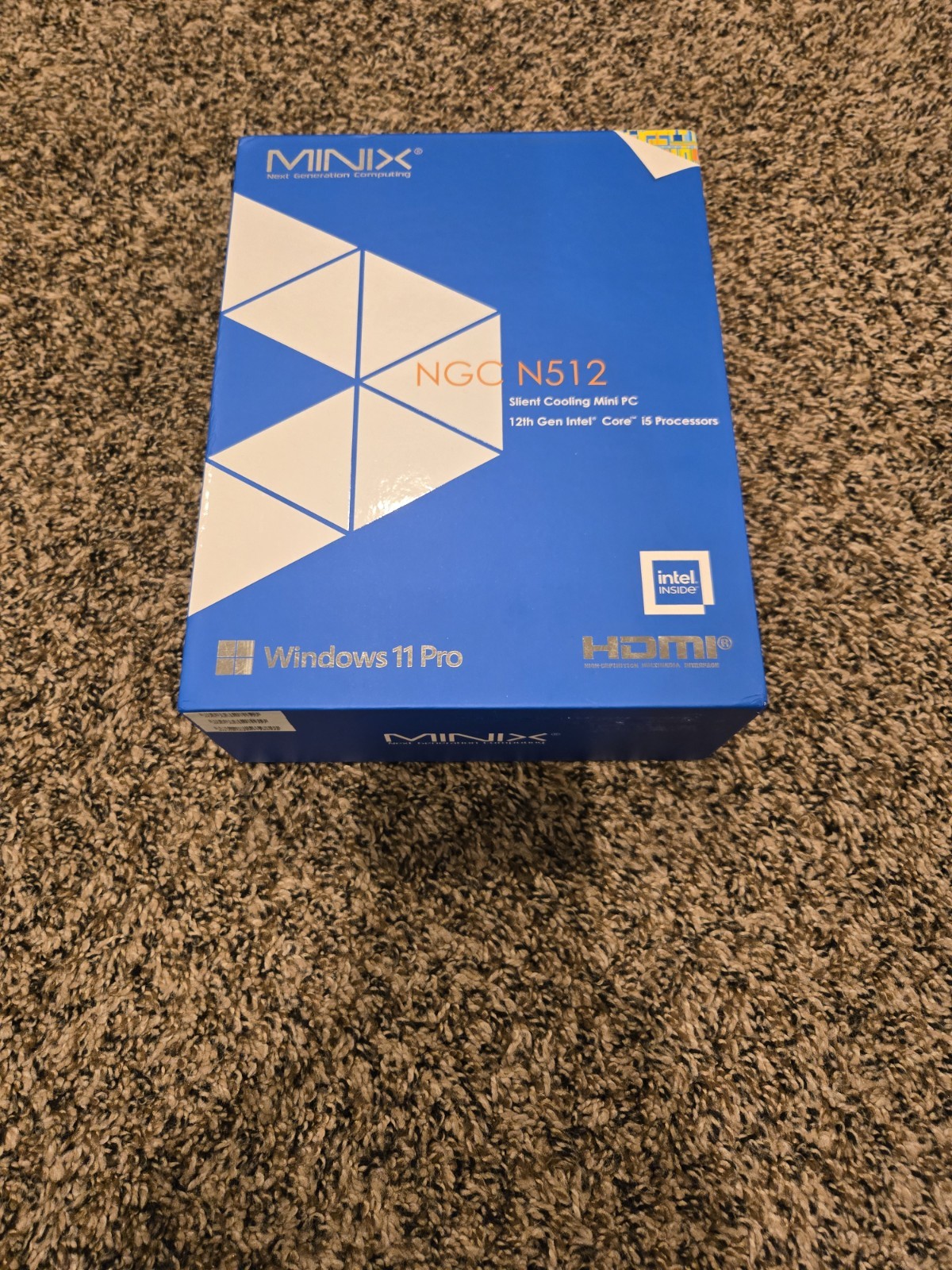 MINIX N512 Mini PC,Intel Core i5-12600H 12 Core Max 4.5GHz,16GB DDR5 RAM 512GB
