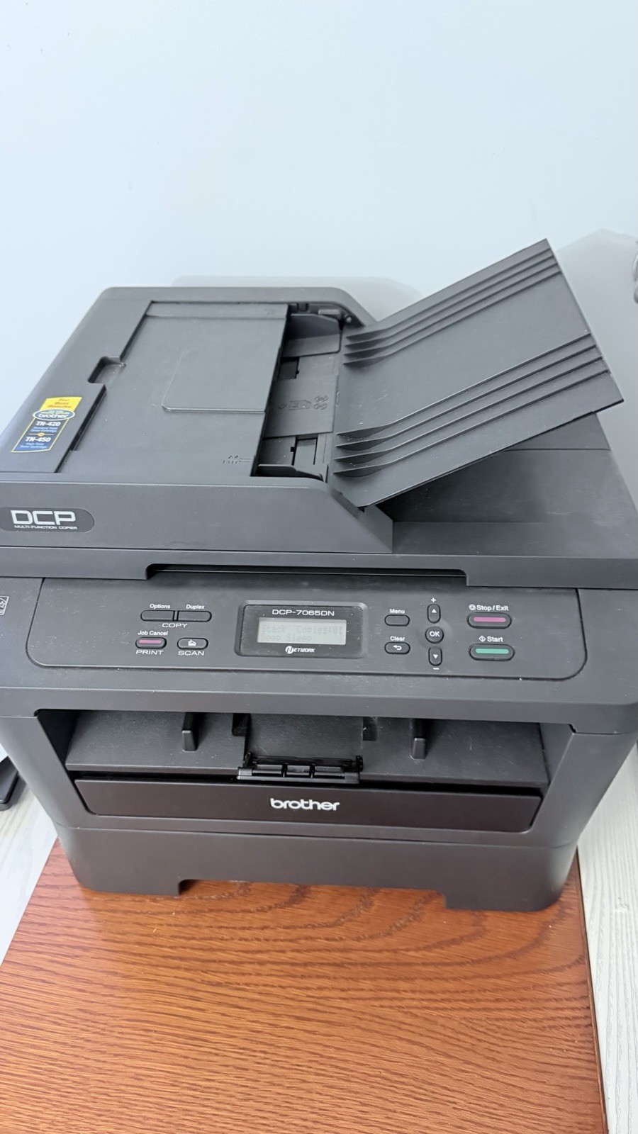 Brother DCP-7065DN All-in-One Monochrome Laser Printer with New Toner
