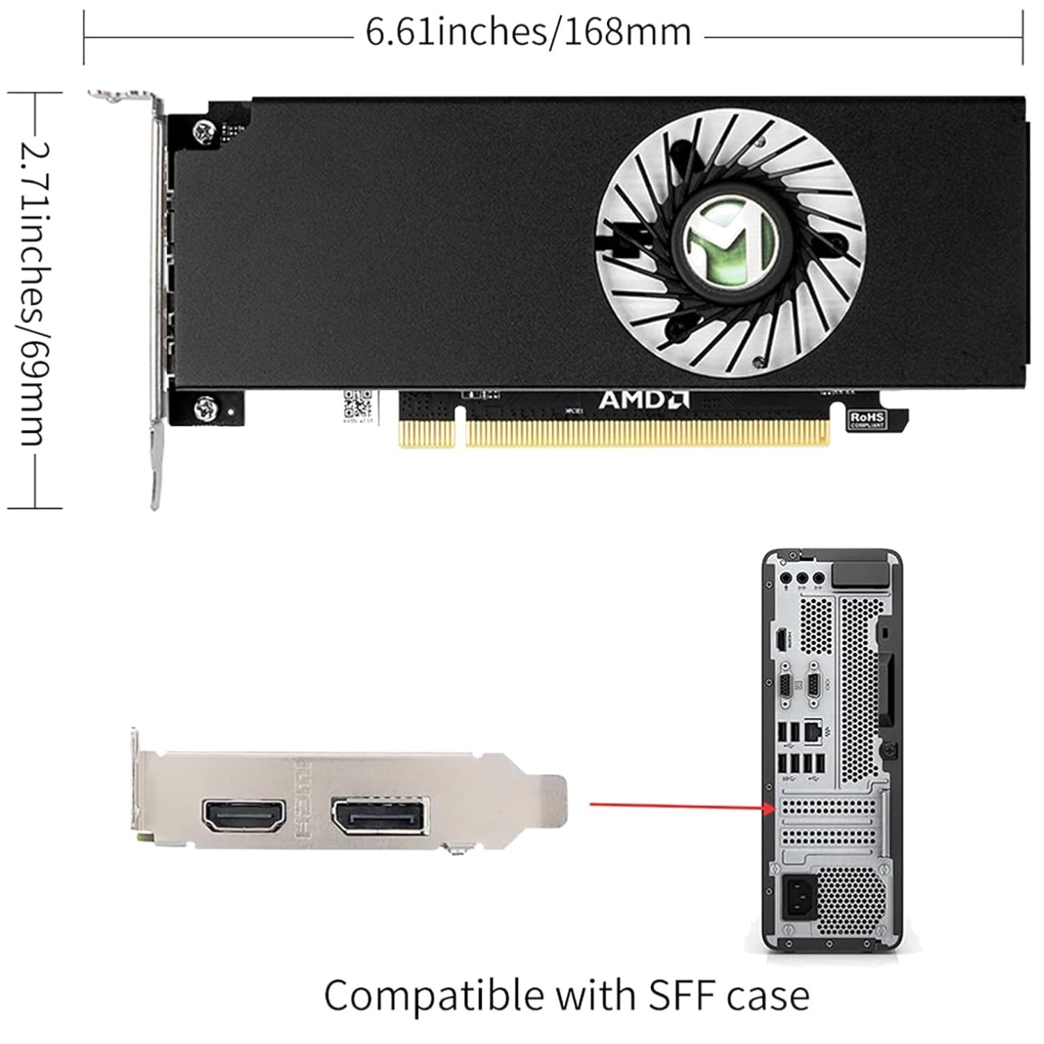 128-Bit DirectX 12 RX 550 Graphics Card