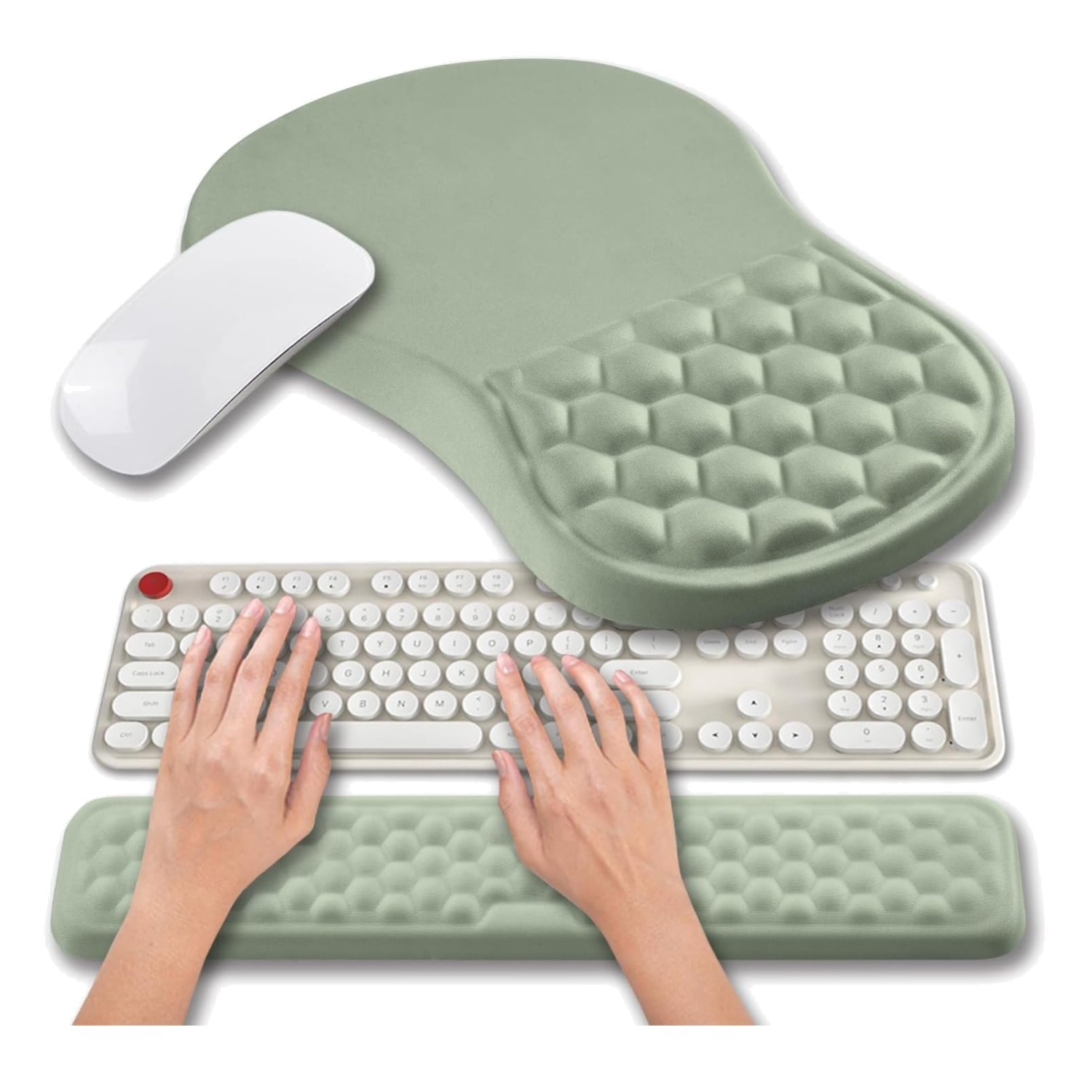 2 in 1 Ergonomic Wrist Support & Mouse Pad - Alleviate Wrist Pain Today