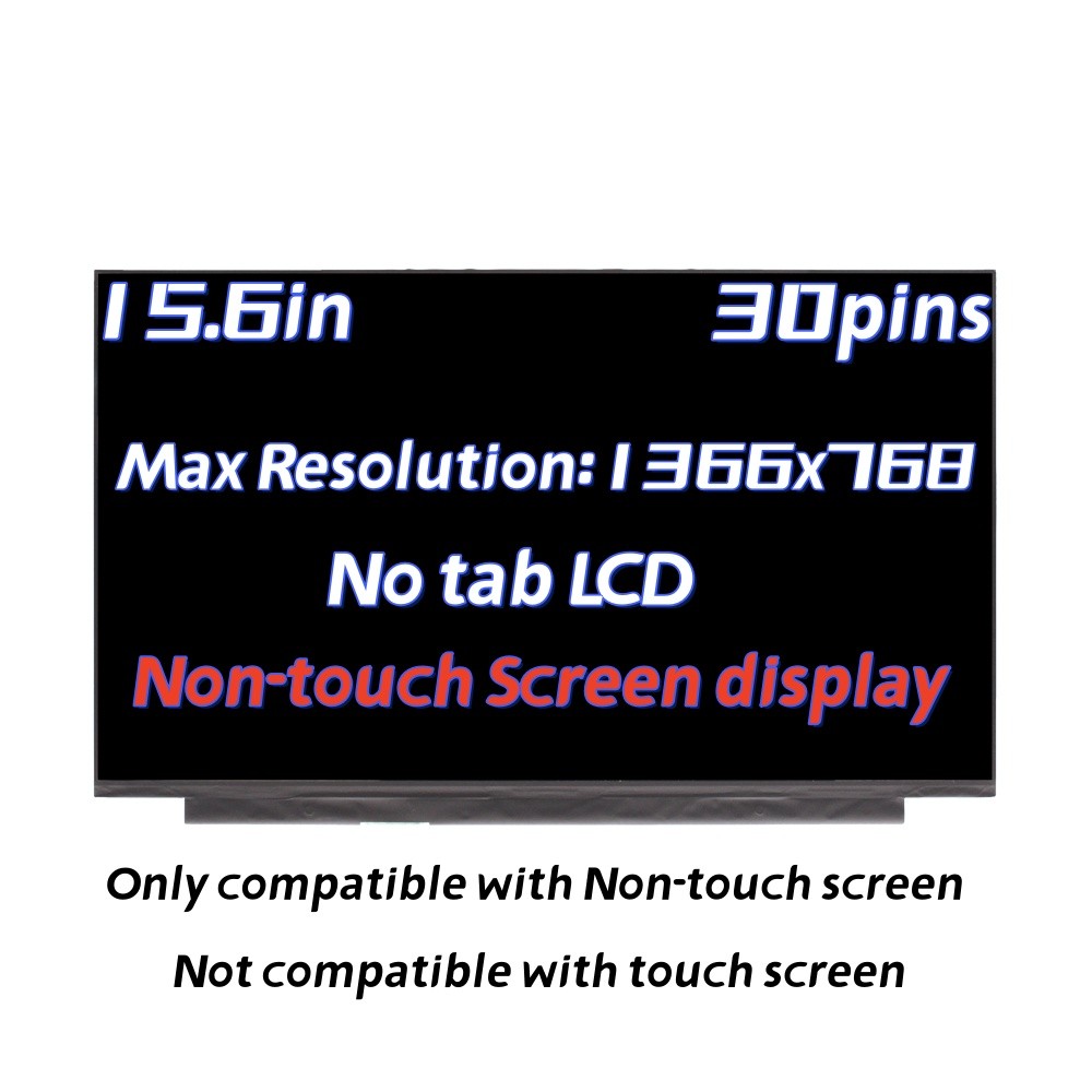 For HP 15-FD0113DX 15-FD0001DX | HD Only | LED LCD Screen HD 1366x768 30 pins