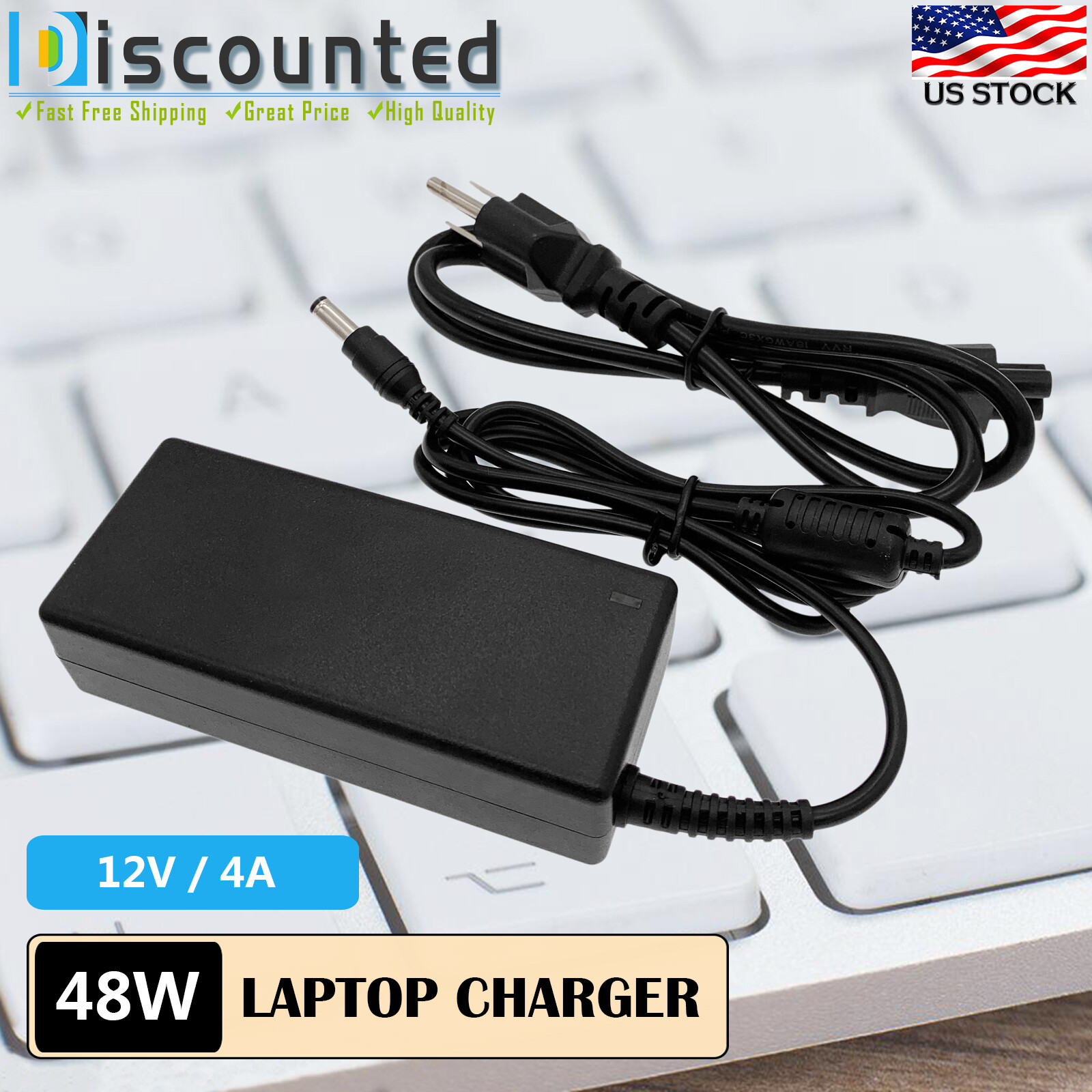 AC Adapter For AOC E2043FK-DT E2243FWK E2243FW LED LCD Monitor DC Power Supply