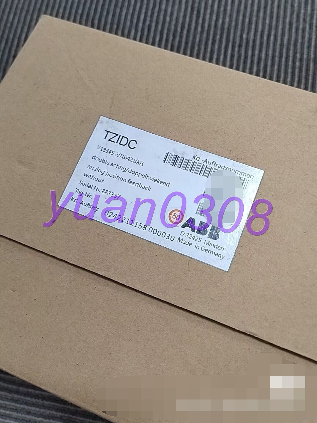 1PC NEW ABB V18345-1010421001 positioning module Via DHL or FedEX
