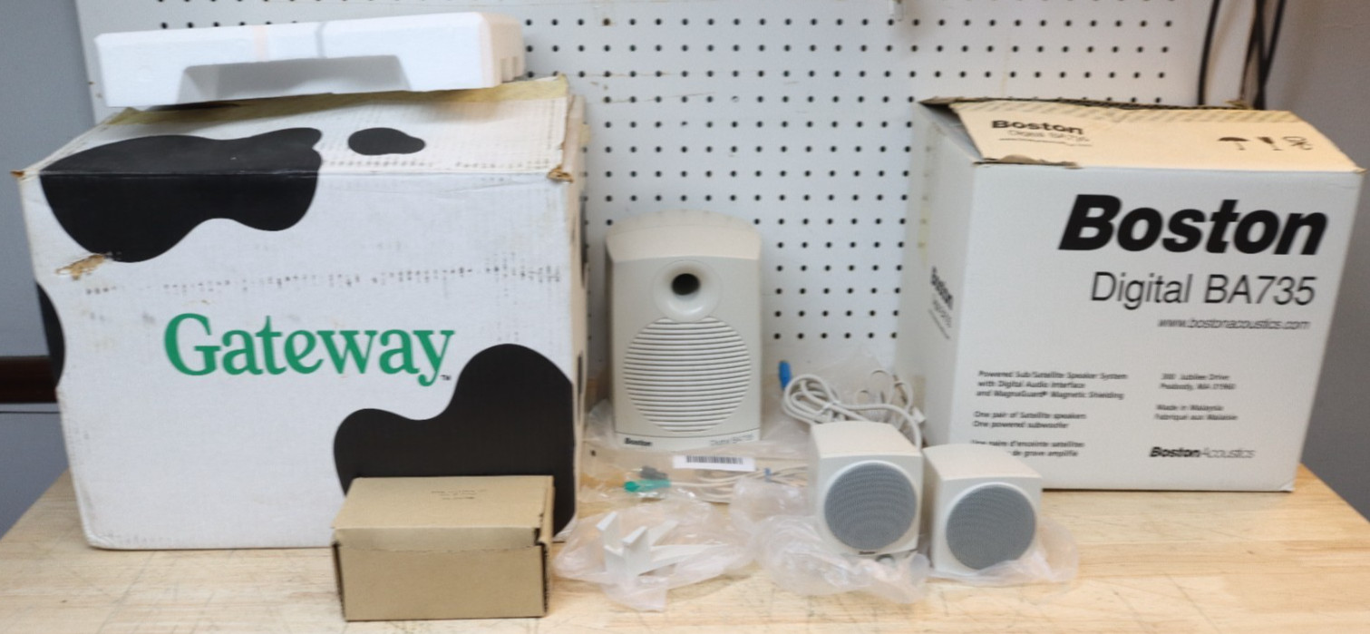Boston Acoustics Digital BA735 Powered Speaker System - Subwoofer & 2 Satellites