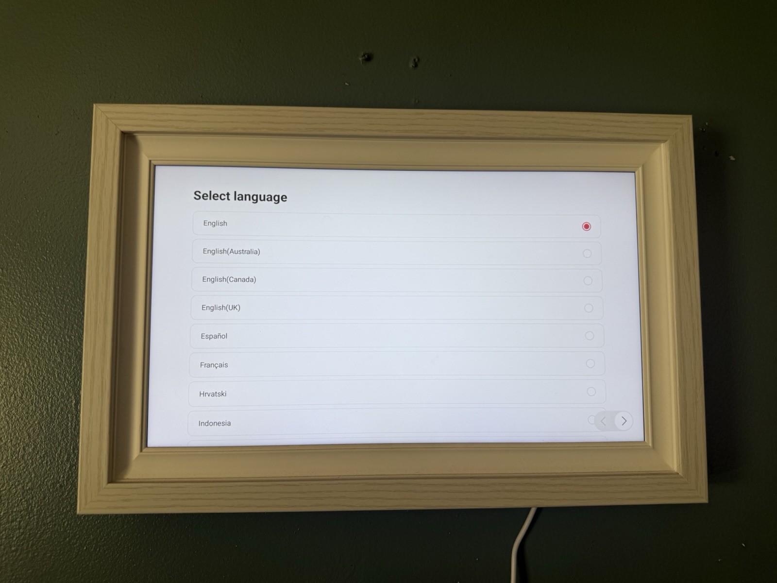 Digital Calander Wall Calendar