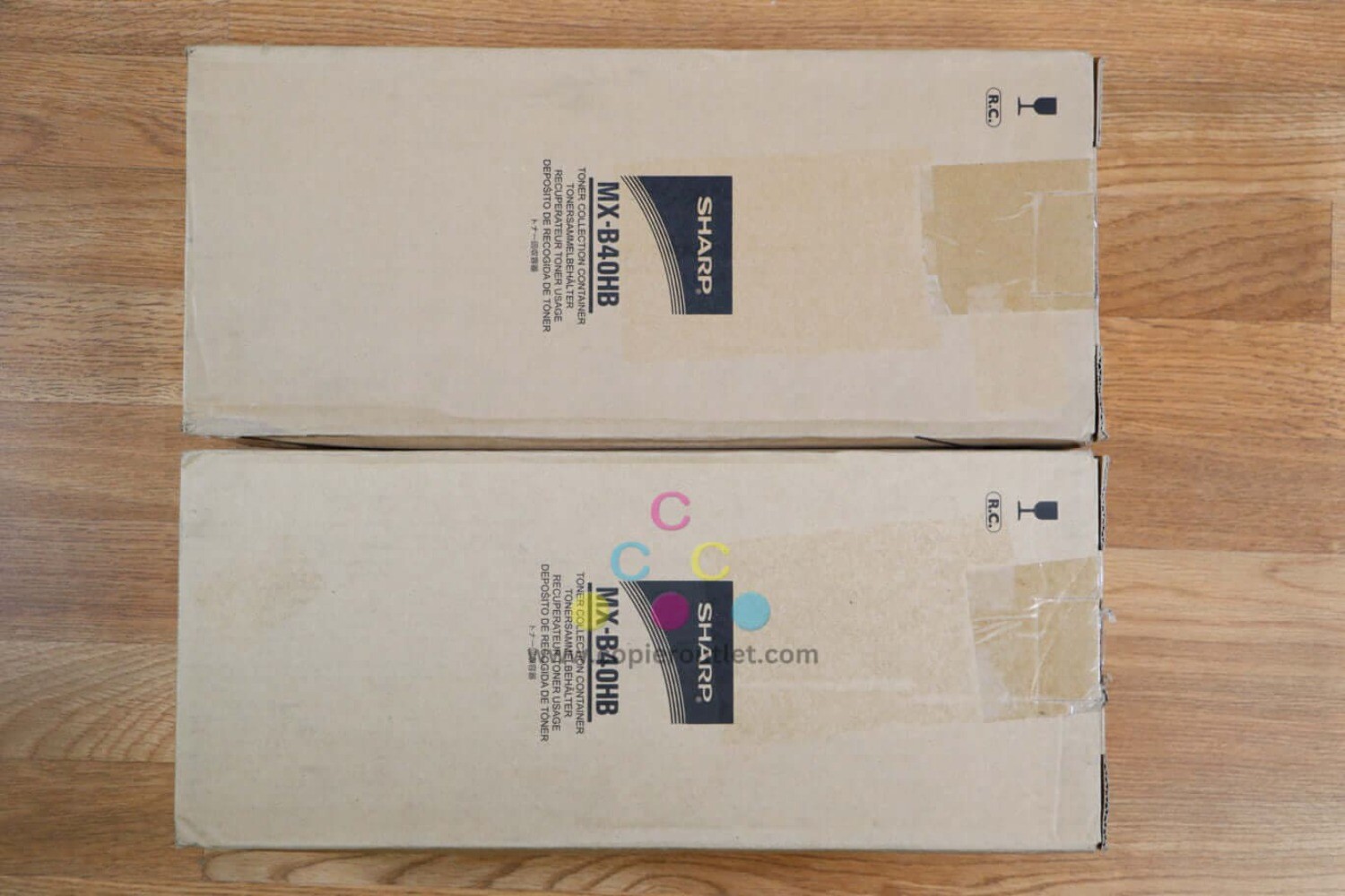 Lot of 2 Sharp MX-B40HB Toner Collection Contain MX-B400P/MX-C400P Same Day Ship