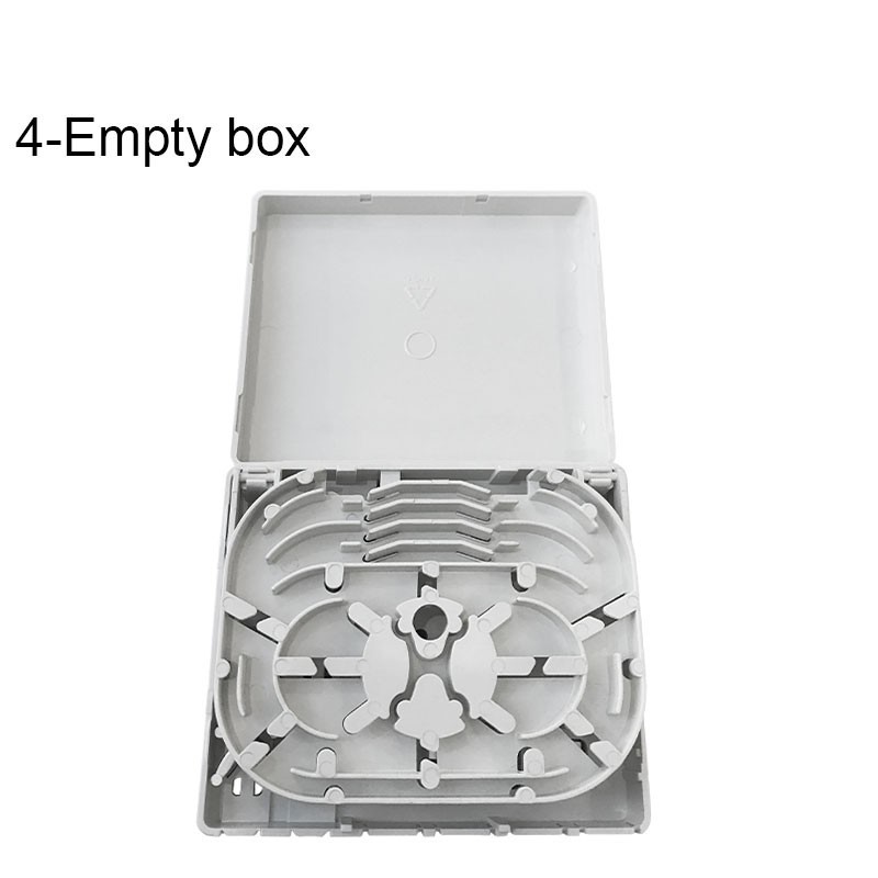 10pcs Odf 4 Port Wall Outlet Box Faceplate 4 Core Fiber Optic Termination Box Sc