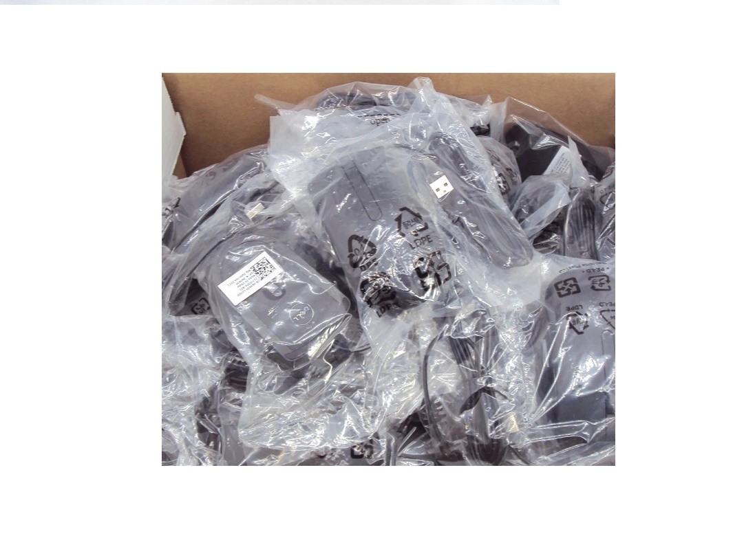 Open Box Lot 50pcs Dell Optical USB Mouse Black MS116 MS116-BK 0WPHTC (50-Pack