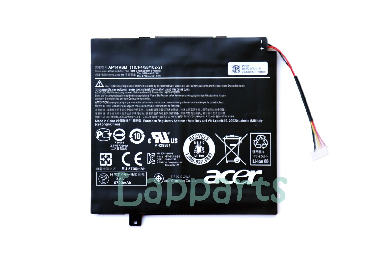 AP14A8M AP14A4M New Original Battery for Acer Aspire Switch 10 SW5-011 SW5-012