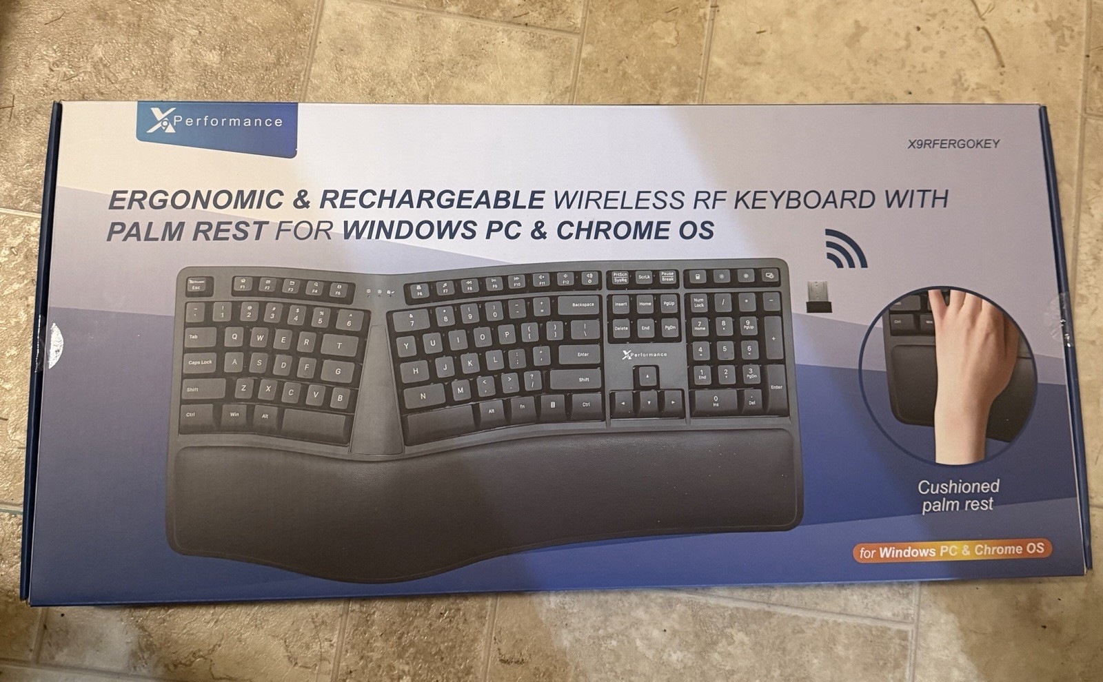 X9 Performance Ergonomic Keyboard (X9RFERGOKEY)