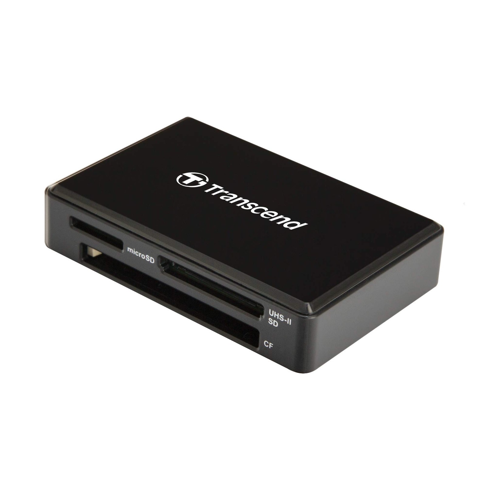 Transcend RDF9 Card Reader - CompactFlash, microSDHC, microSDXC, SDHC, Black 