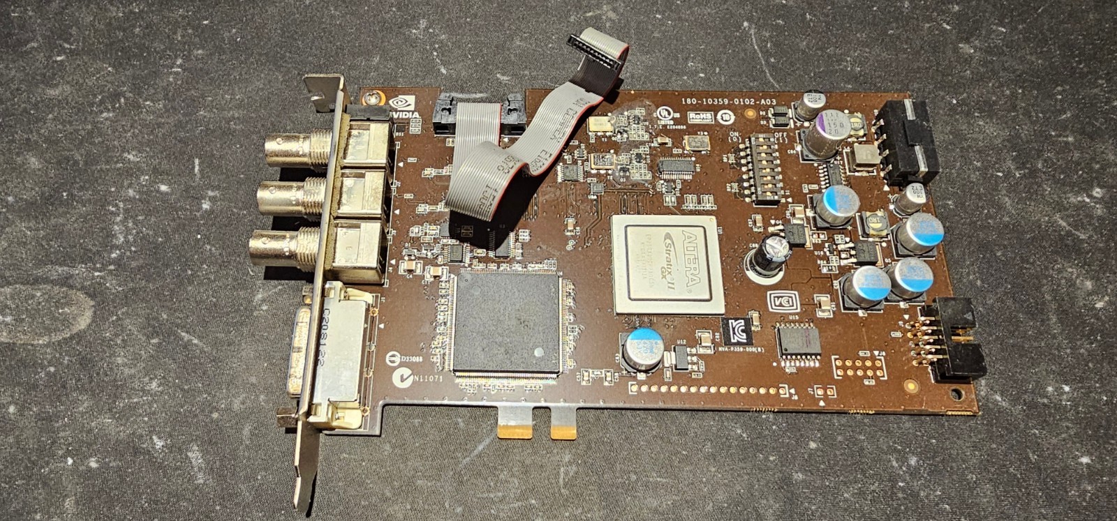 NVIDIA Quadro P359 Graphics 16 SDI Option Card BNC DVI-I PNY