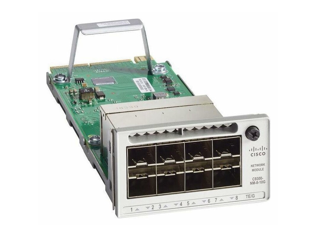 New Sealed Cisco C9300-NM-8X Network Switch Module - Tested Perfect Conditions