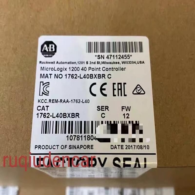1762-L40BXBR MicroLogix 1200 40 Point Controller 1762L40BXBR Unopened New