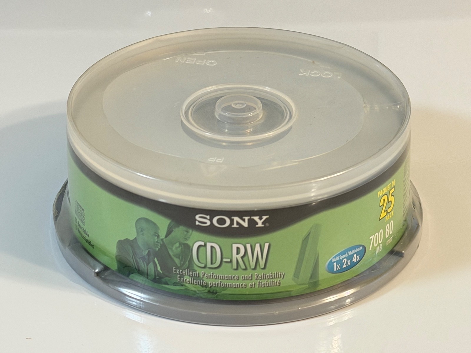 Sony CD-RW Rewritable Blank Discs 25 Pack 700MB 80 Min NEW SEALED FAST SHIP⚡️