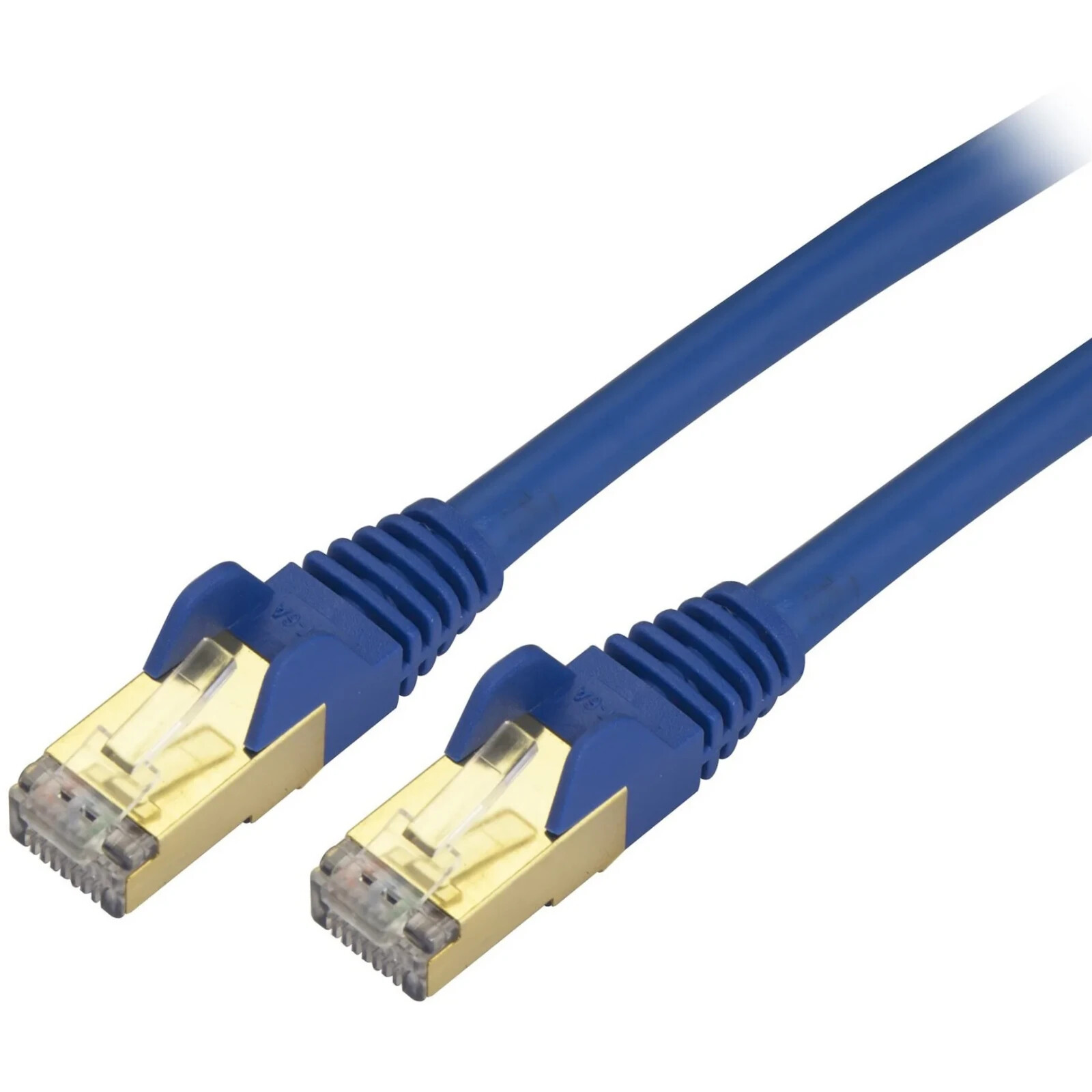 7 QTY - StarTech Cat6a Ethernet Patch Cable, Model: C6ASPAT15BL
