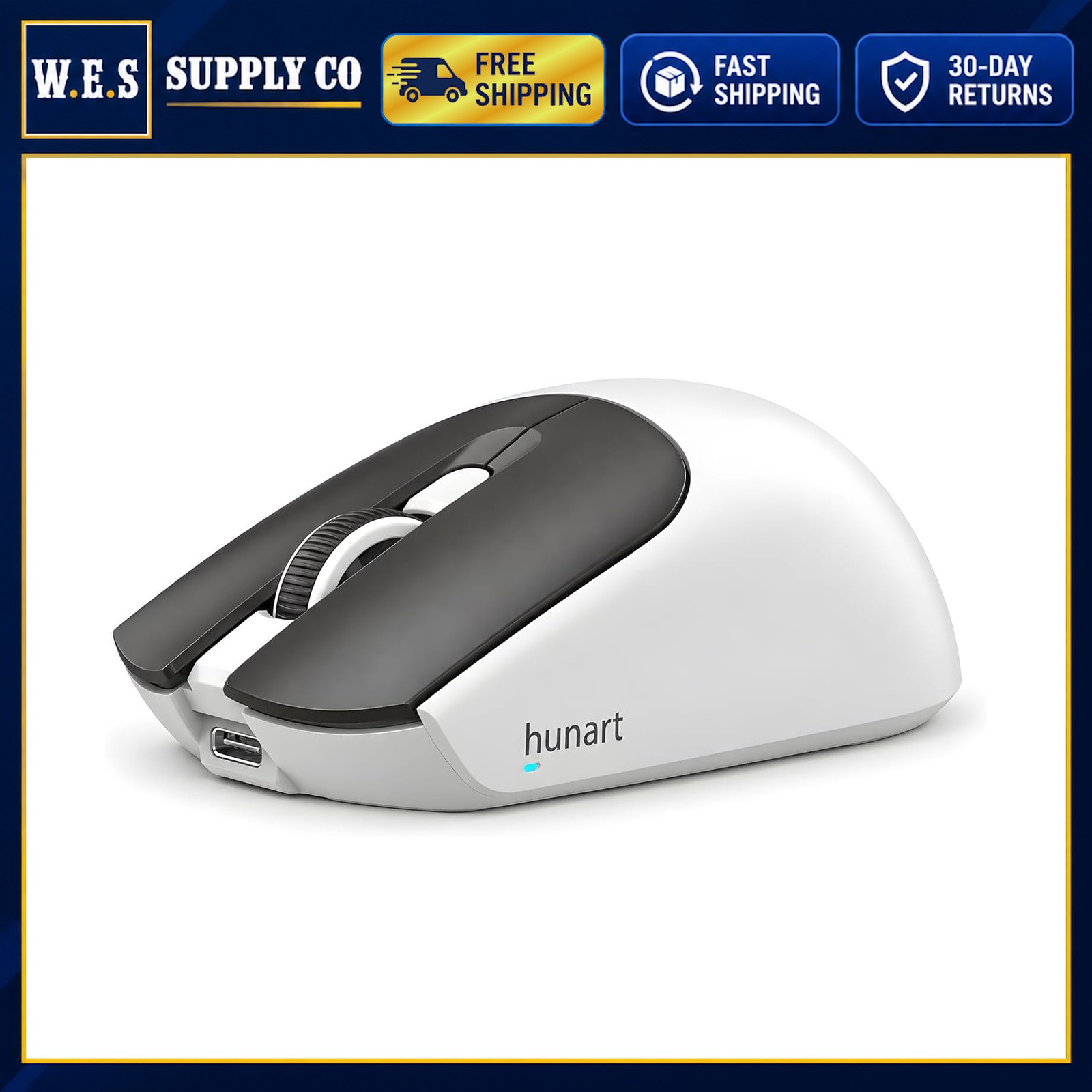 Wireless Mouse 40g Bluetooth 5.2 2.4GHz USB-C Rechargeable Compact
