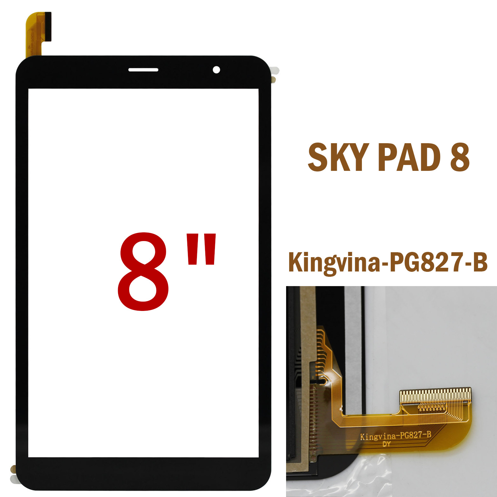 Digitizer Touch Screen Panel For Sky Devices SKY PAD 8 / 8 Pro / PAD 10 / 10 Max